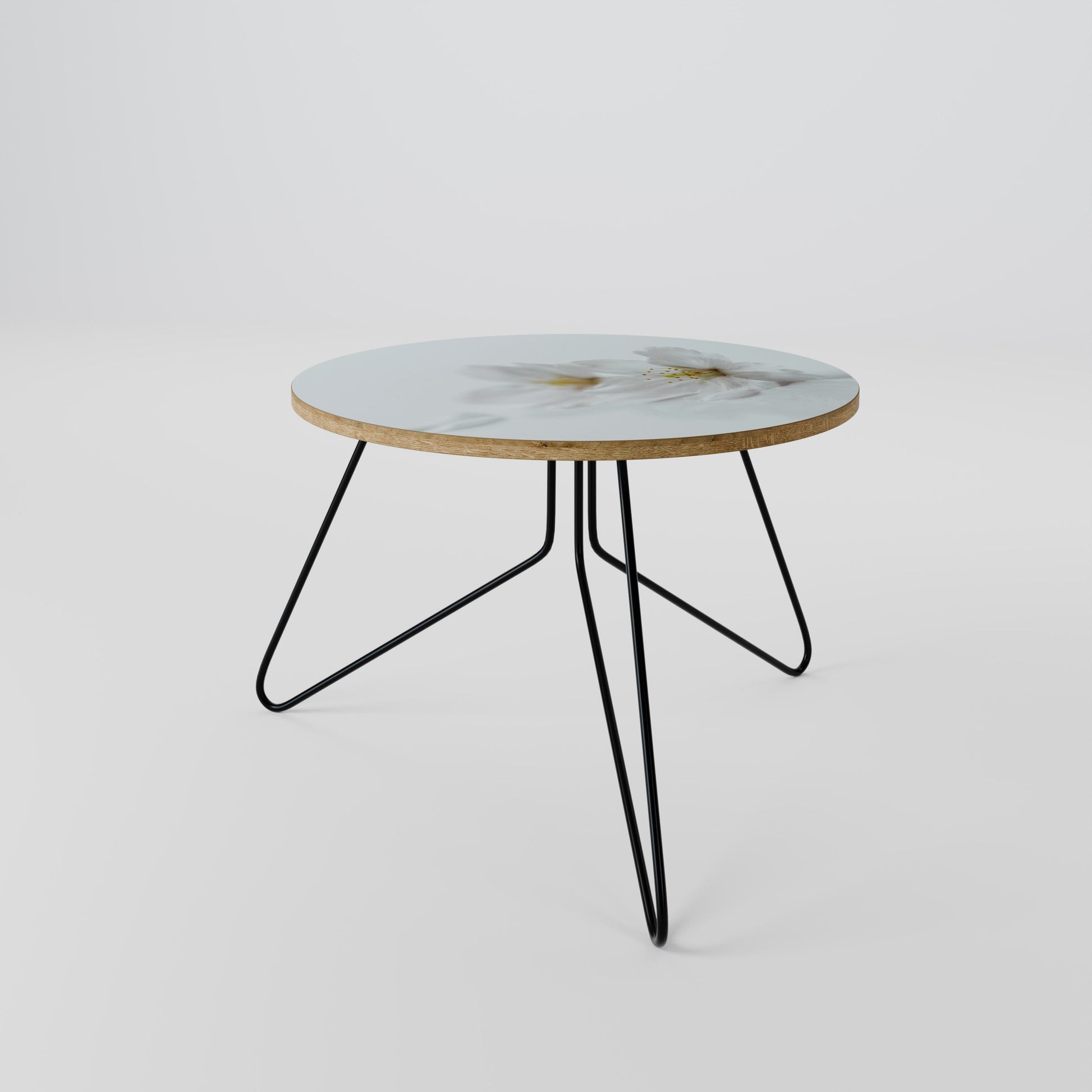 Table basse FLEETING WHITE PETALS 60