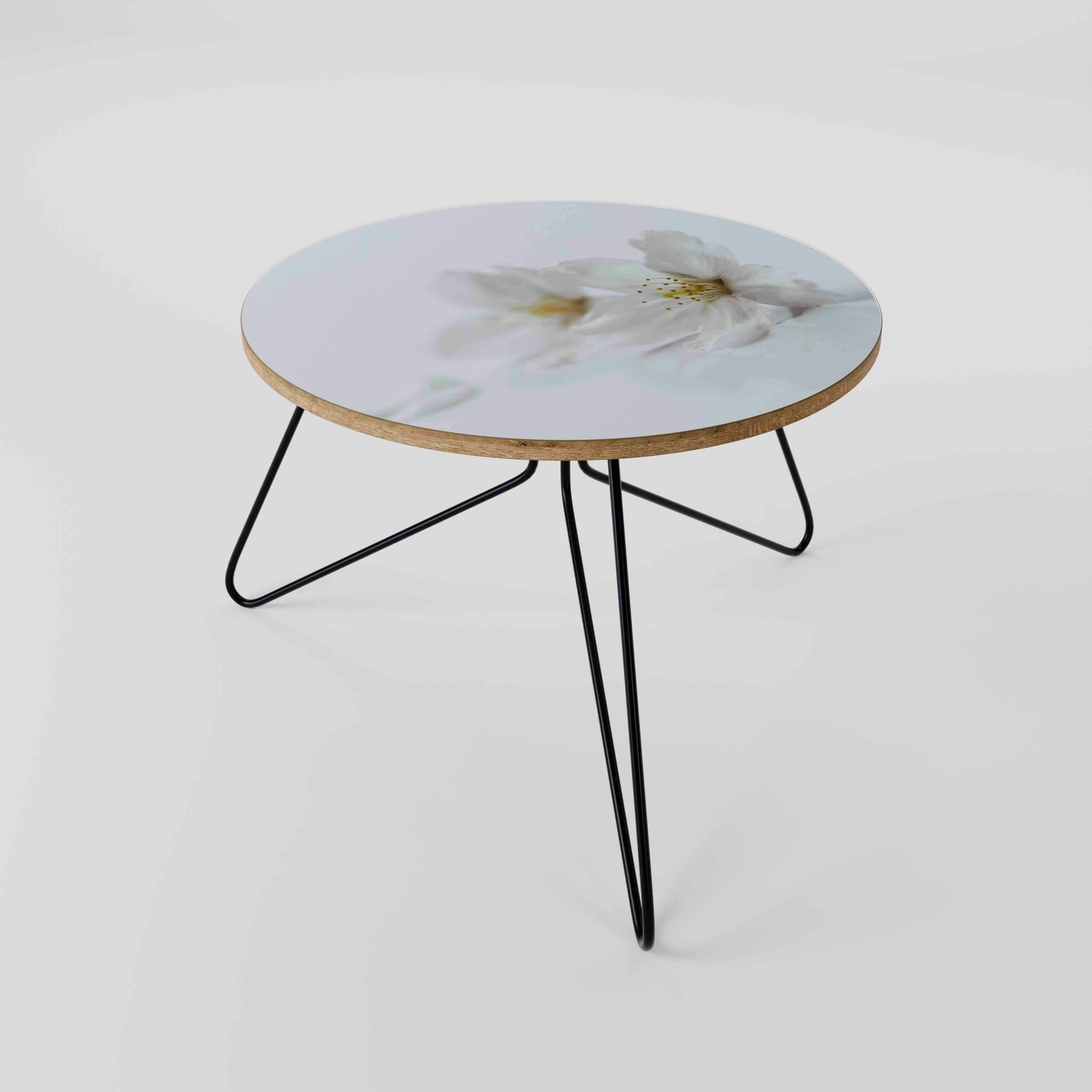 Table basse FLEETING WHITE PETALS 60