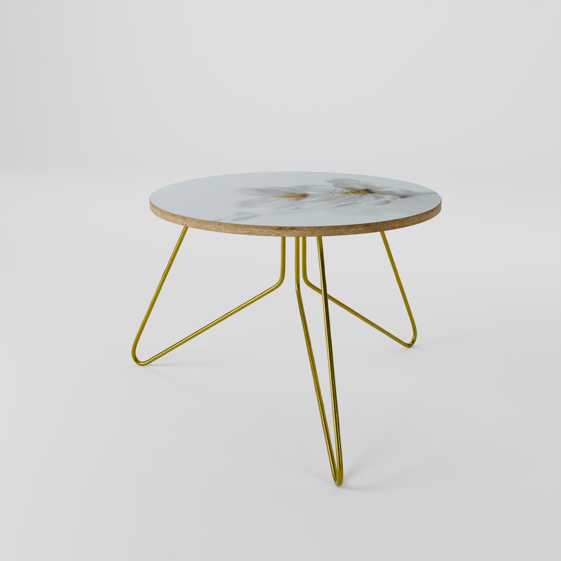 Table basse FLEETING WHITE PETALS 60