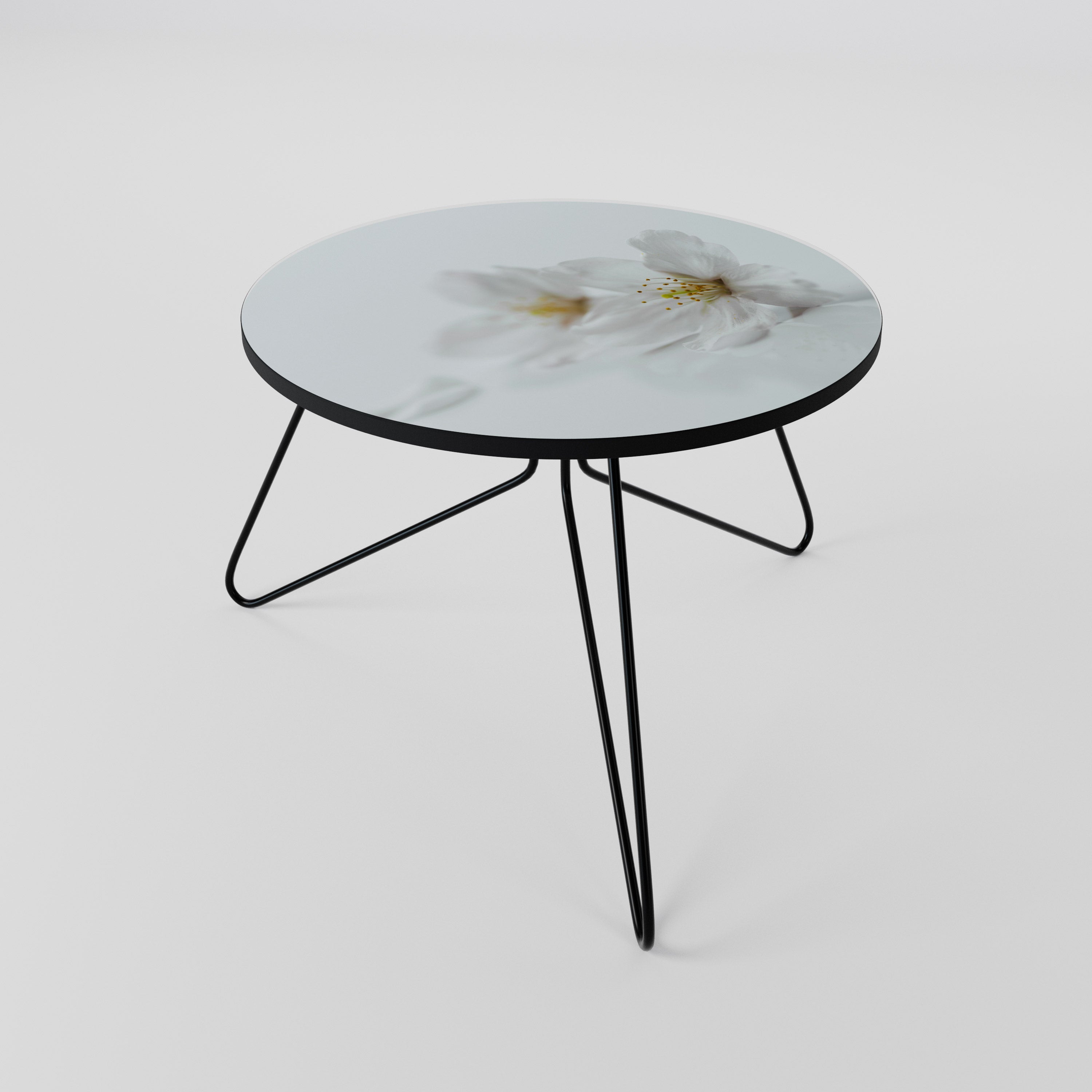 Table basse FLEETING WHITE PETALS 60