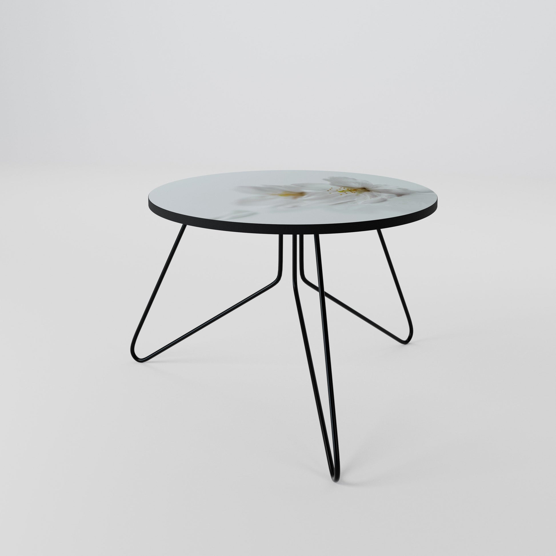 Table basse FLEETING WHITE PETALS 60