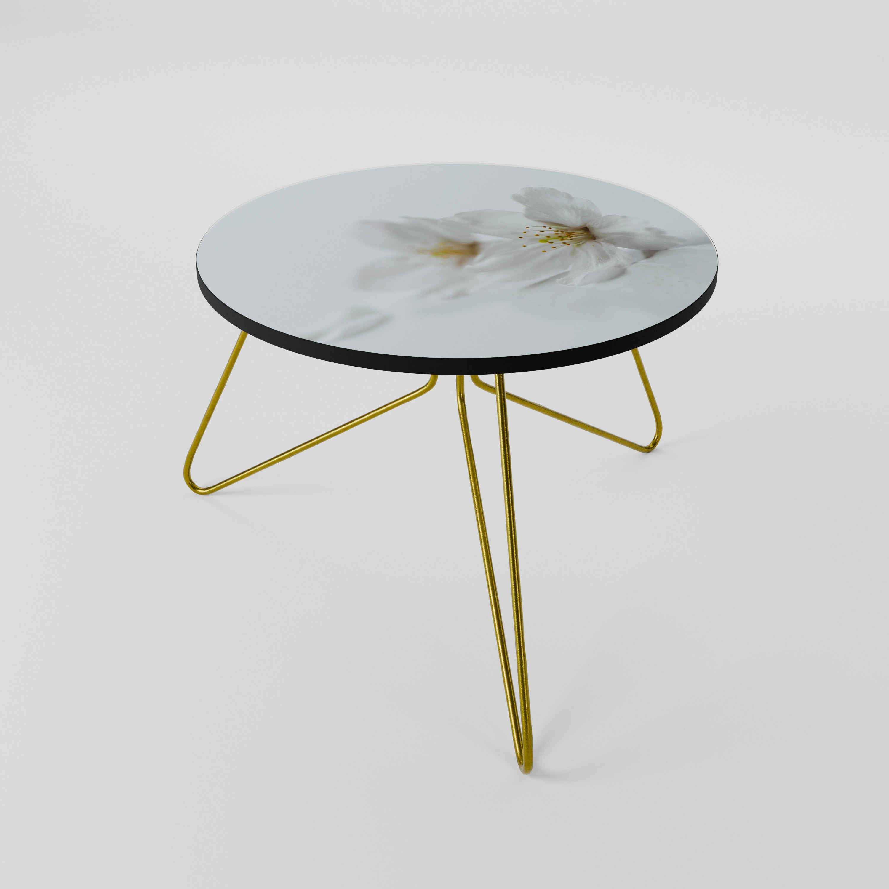 Table basse FLEETING WHITE PETALS 60