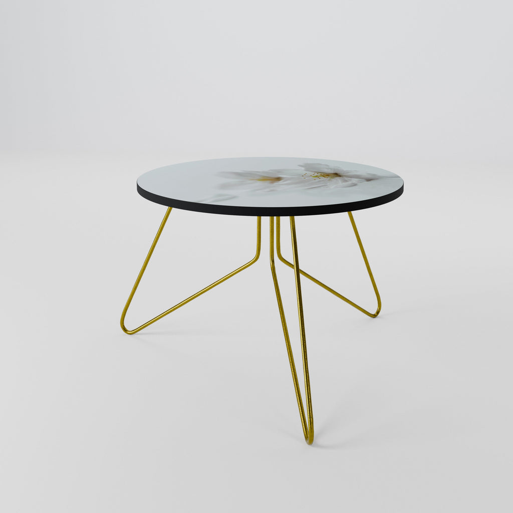 Table basse FLEETING WHITE PETALS 60
