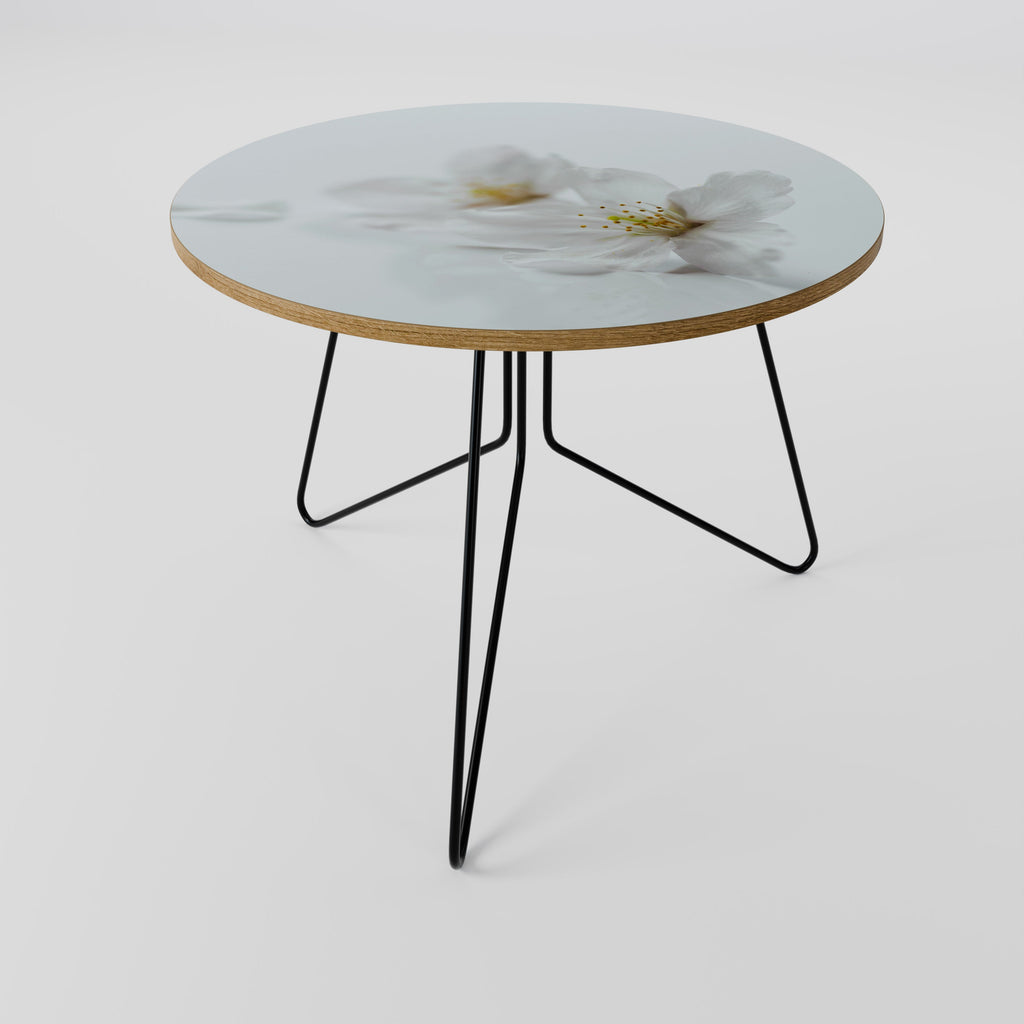 Table basse FLEETING WHITE PETALS 69