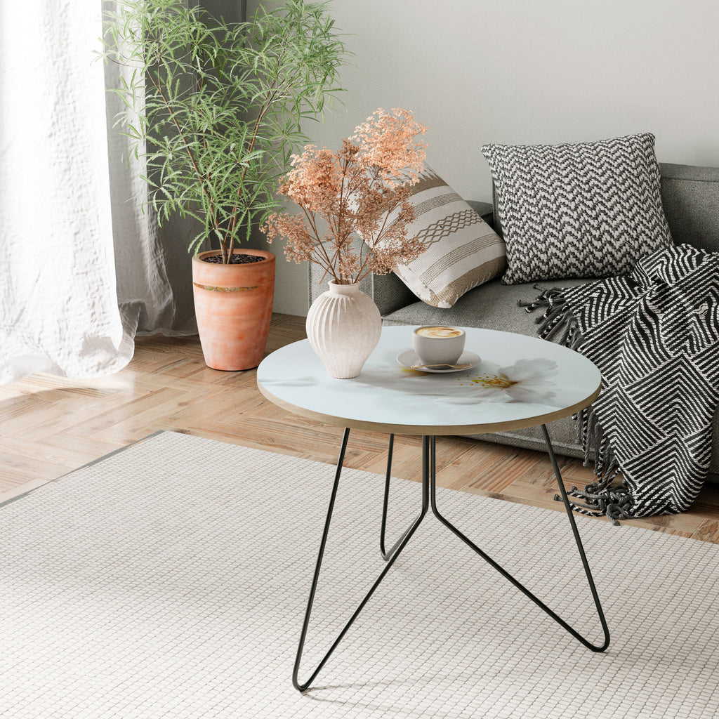 Table basse FLEETING WHITE PETALS 69