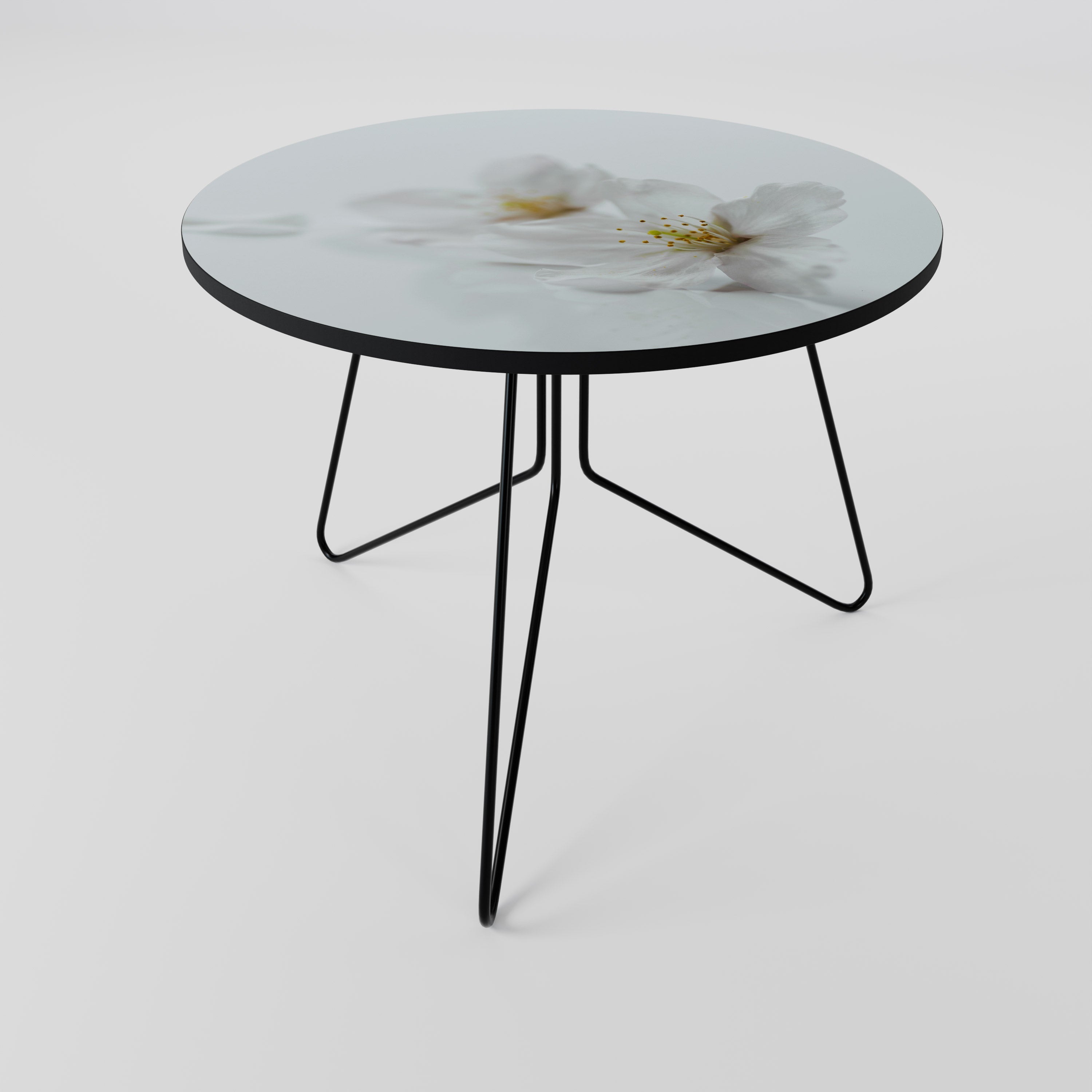 Table basse FLEETING WHITE PETALS 69