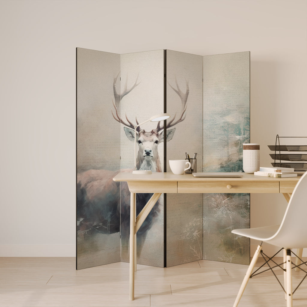 FOREST KING 4-Panel Room Divider