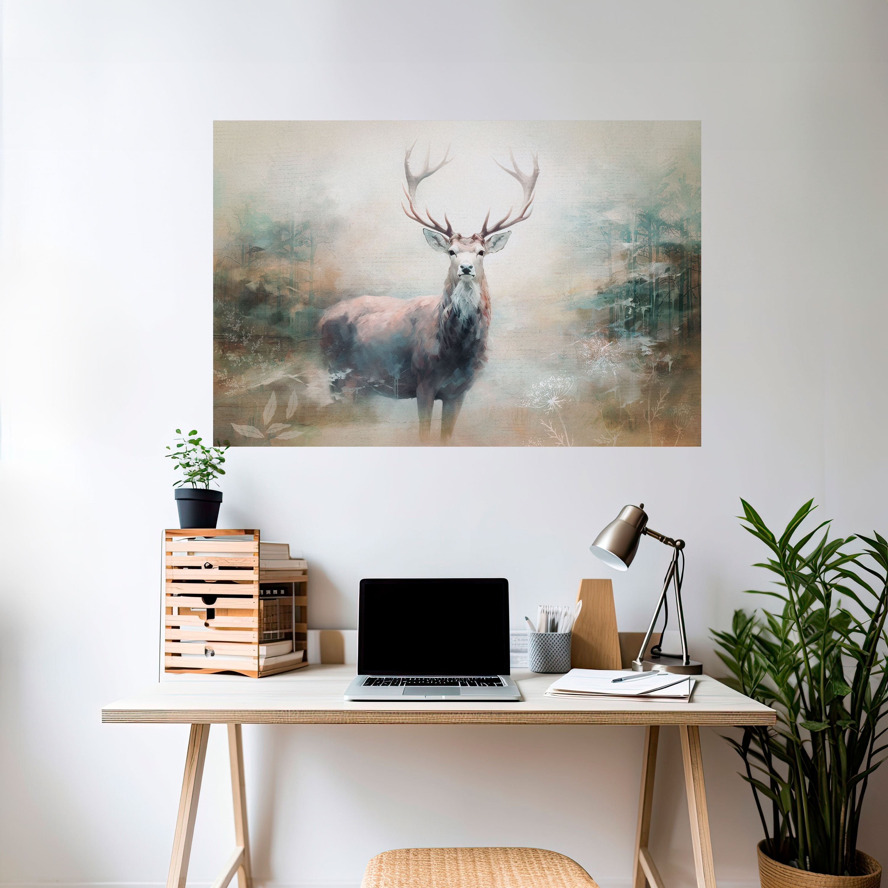 Affiche horizontale autocollante FOREST KING