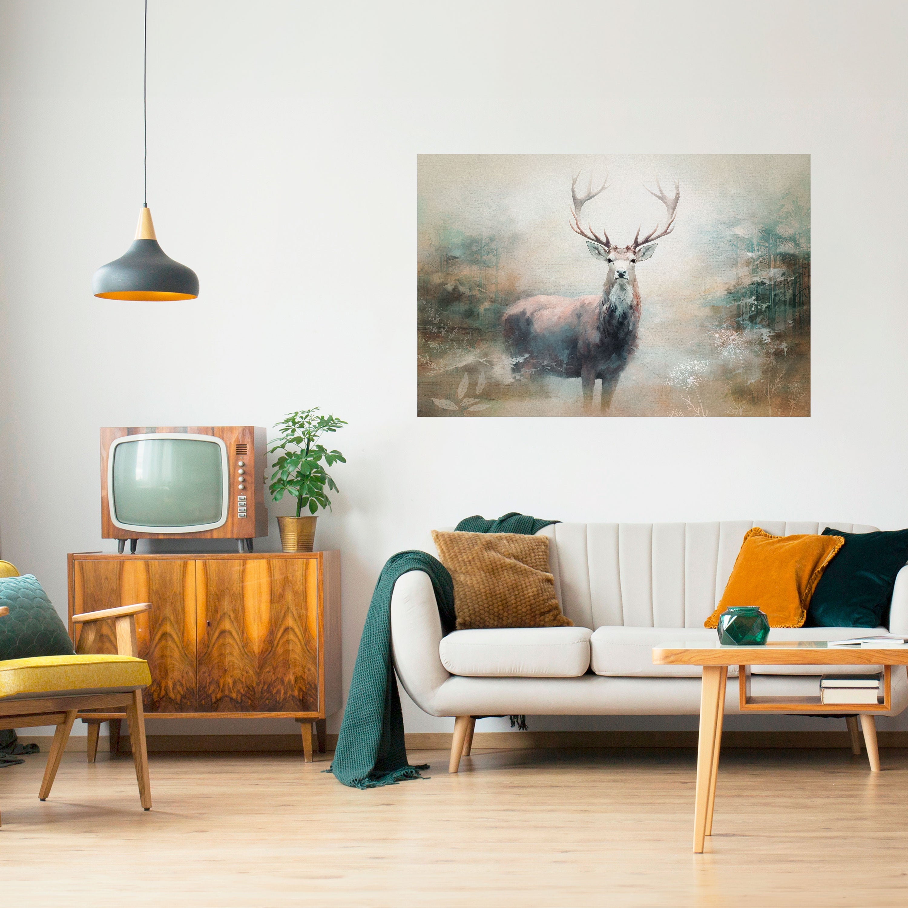 Affiche horizontale autocollante FOREST KING