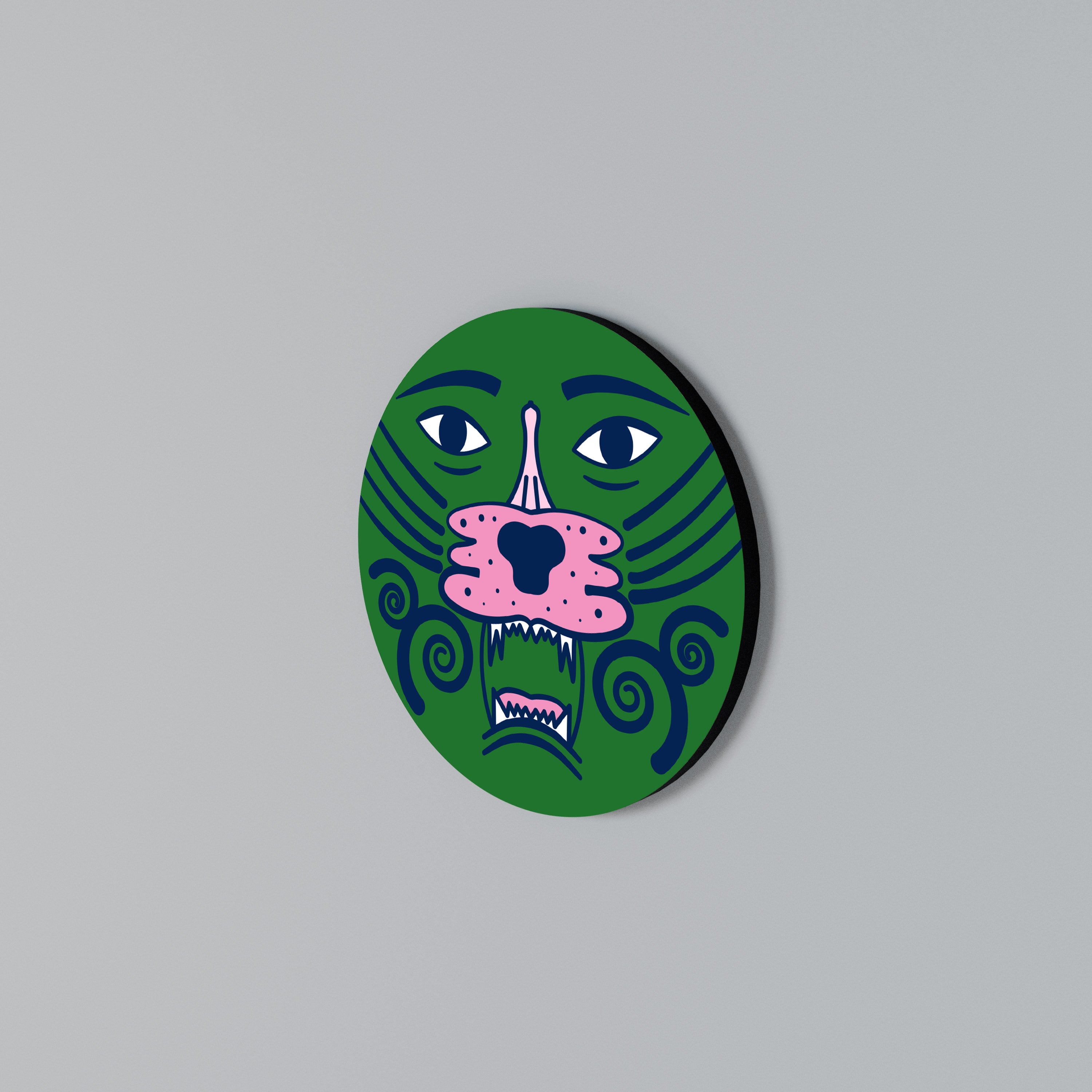 STAY WILD Round Wall Art