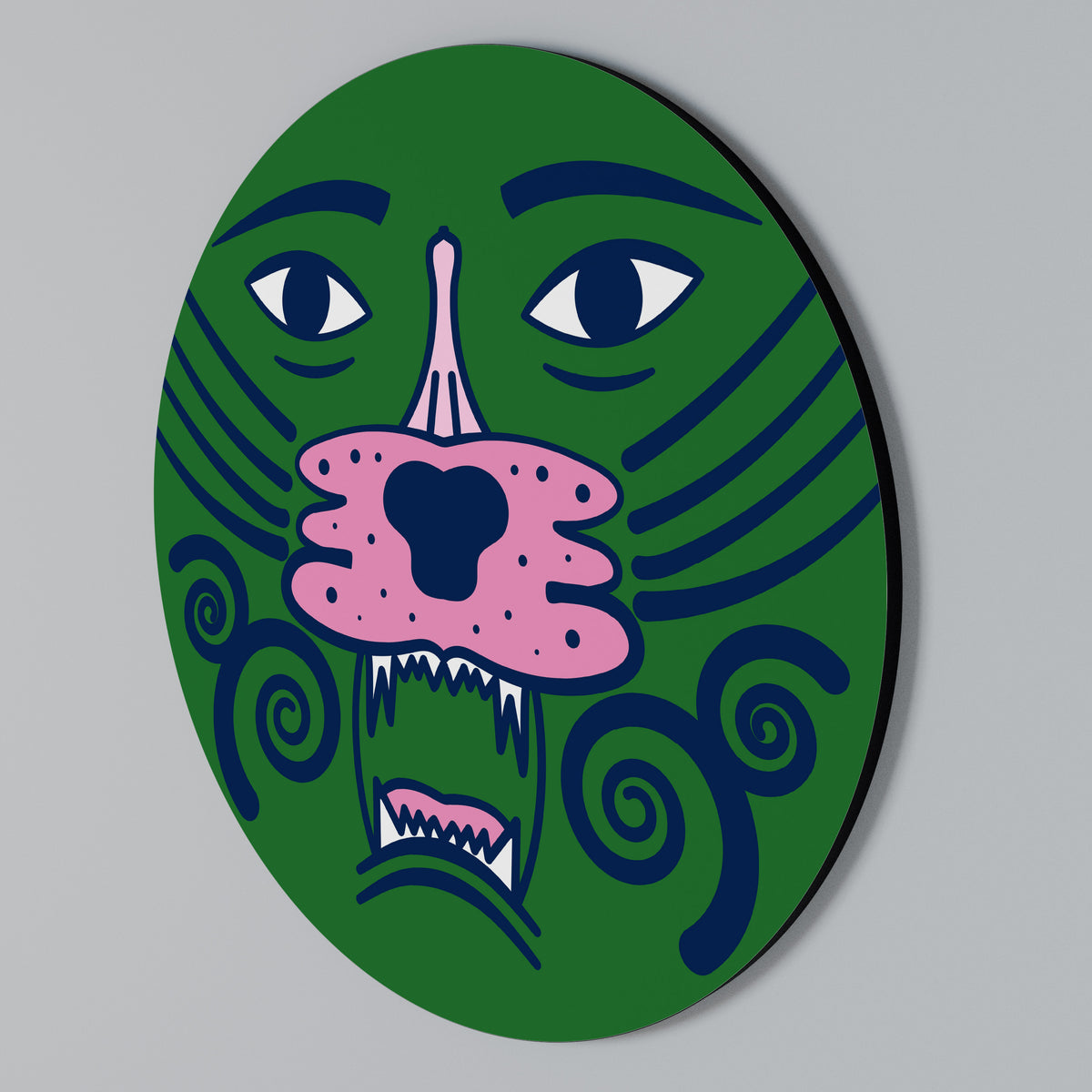 STAY WILD Round Wall Art