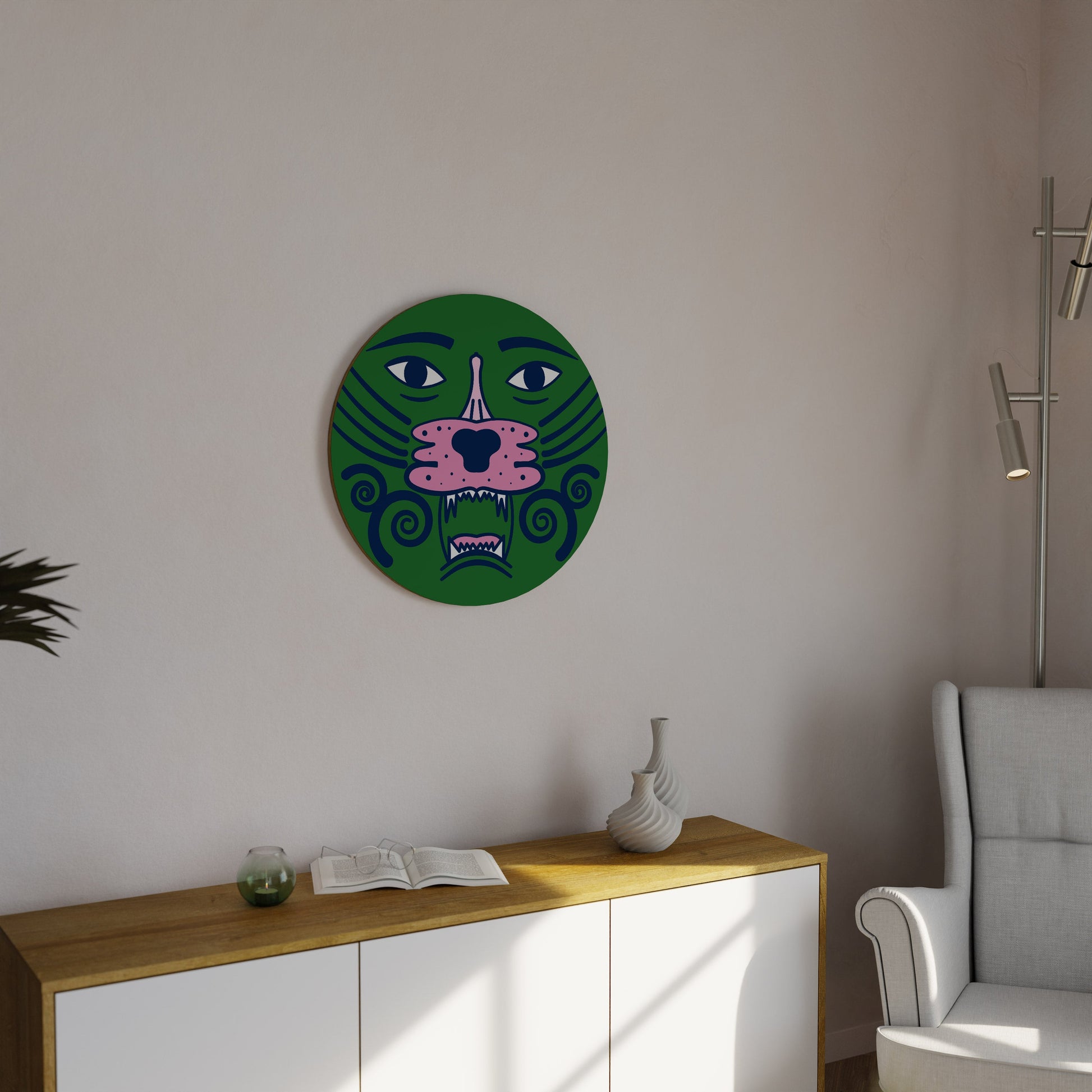 Décoration murale ronde STAY WILD