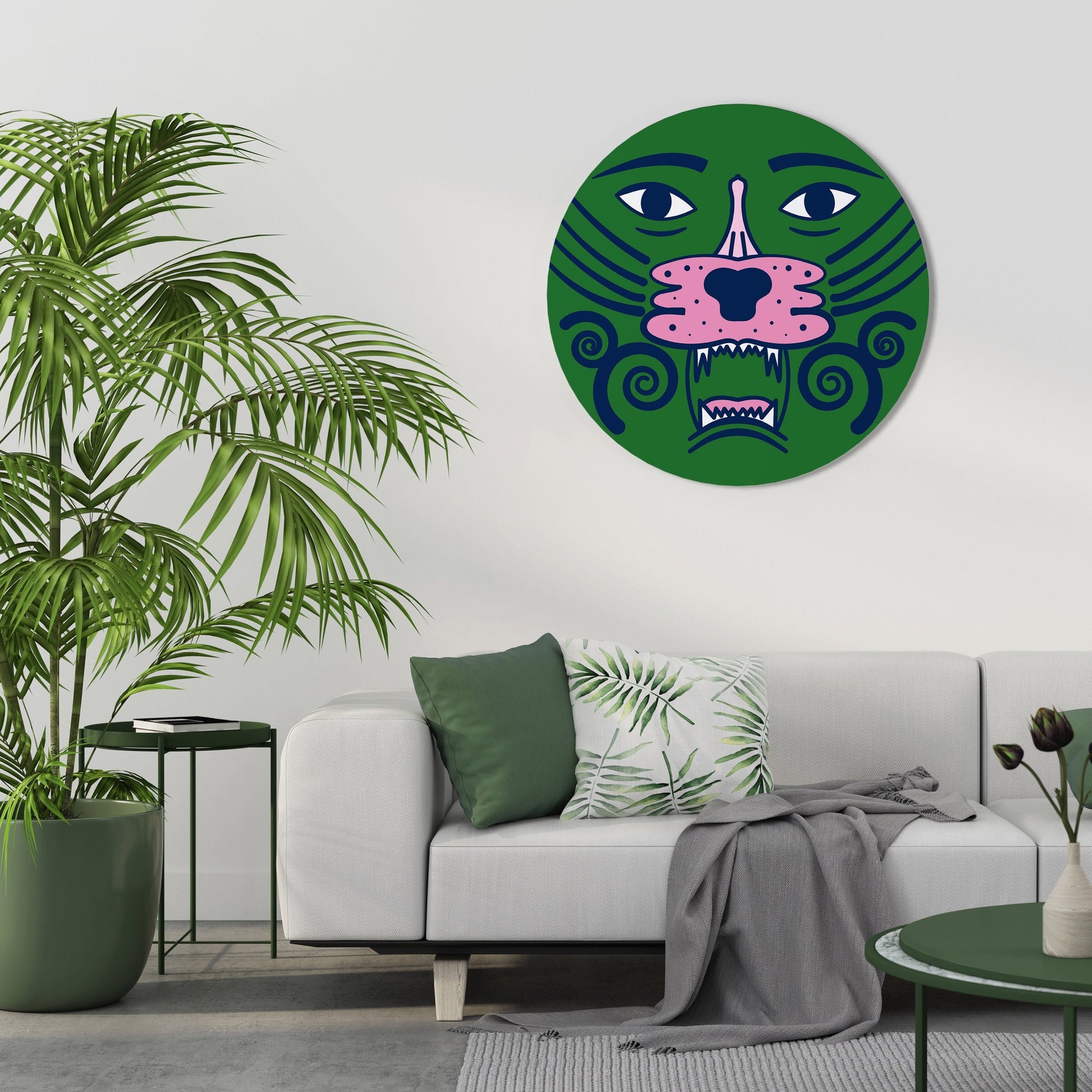 Décoration murale ronde STAY WILD