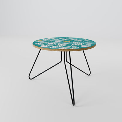 FISHY FOLK ART Coffee Table