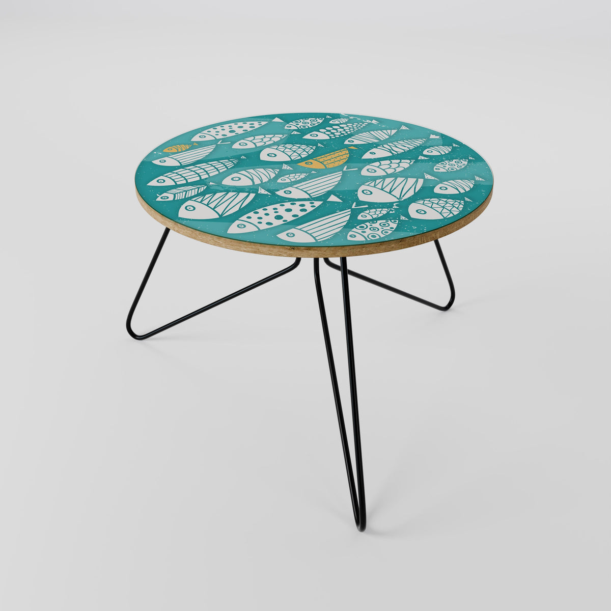 Table basse FISHY FOLK ART 60