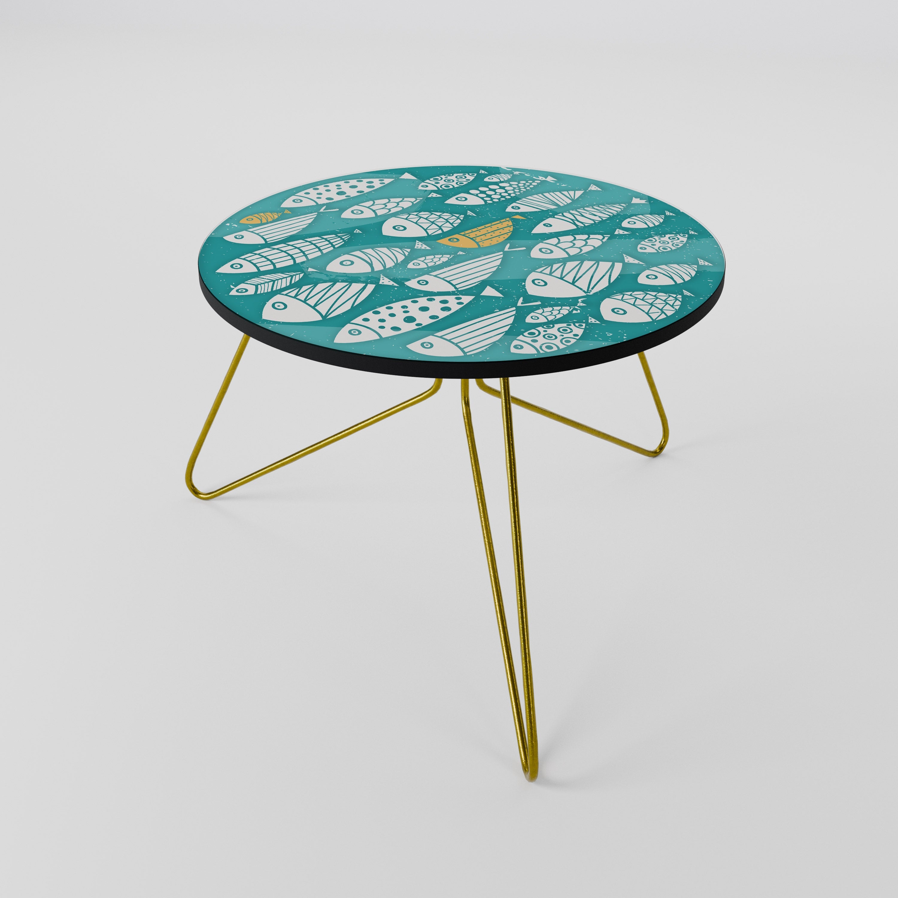 Table basse FISHY FOLK ART 60