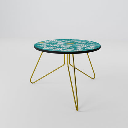FISHY FOLK ART Coffee Table