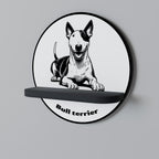 BULL TERRIER Art Shelf