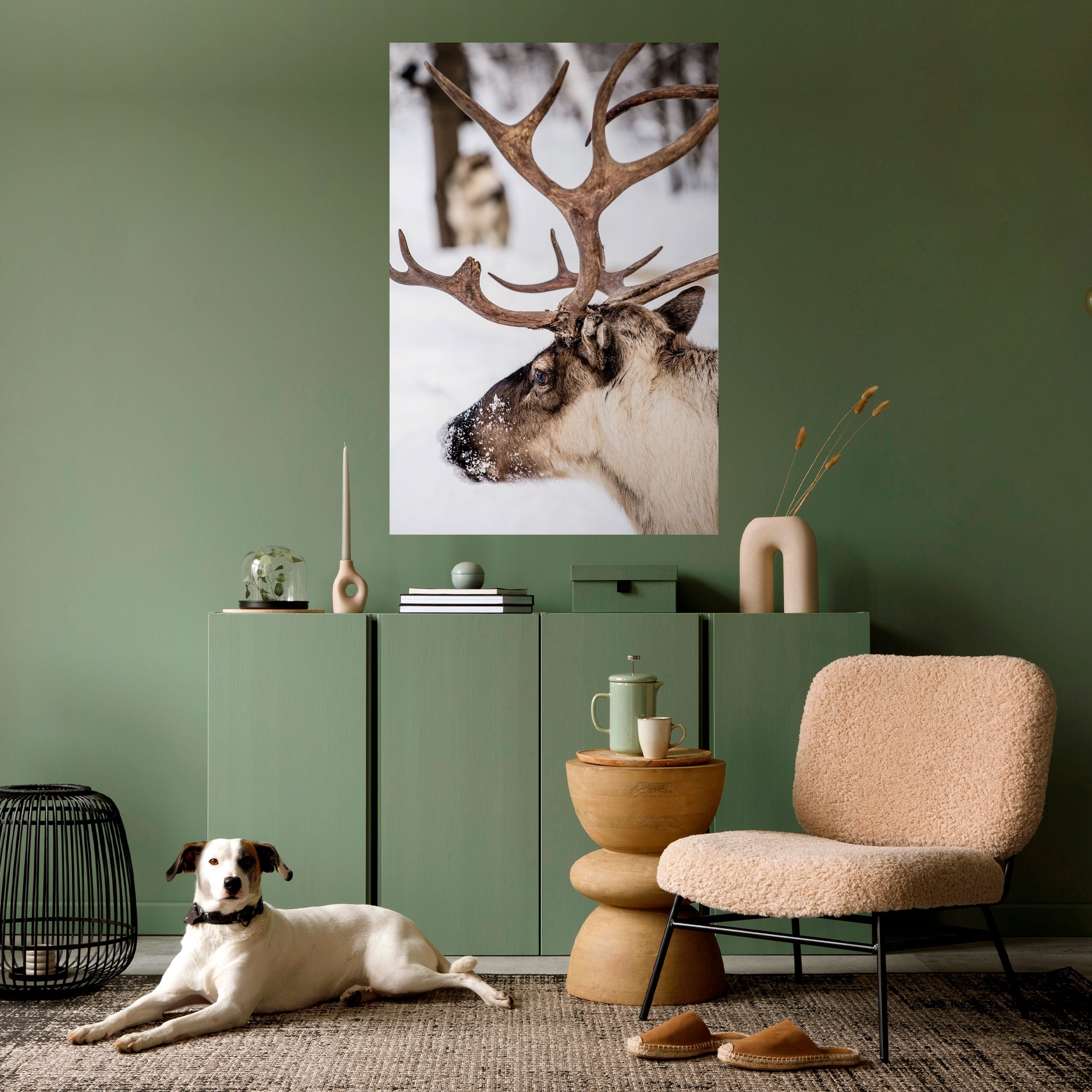 Affiche verticale autocollante « Whispers of Frost »