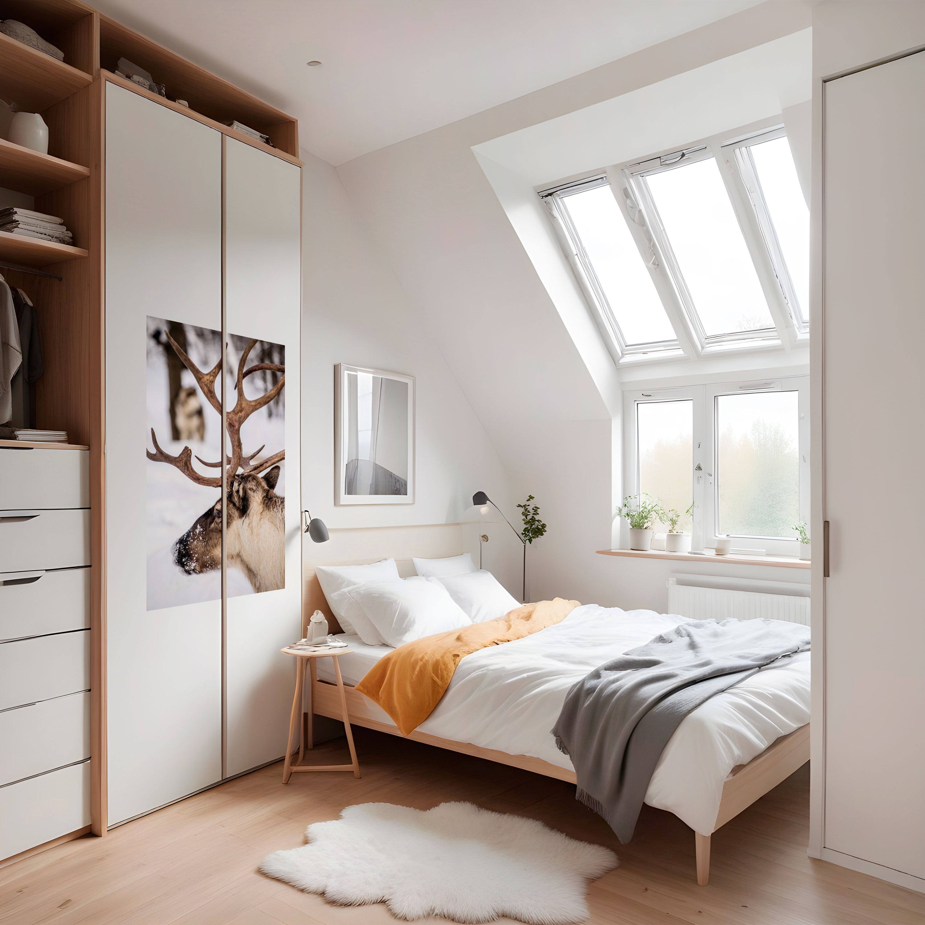 Affiche verticale autocollante « Whispers of Frost »