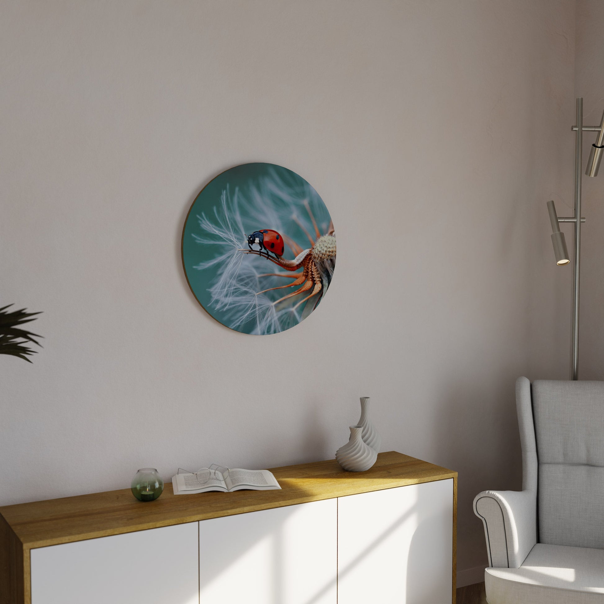 Décoration murale ronde LADYBUG BALANCE