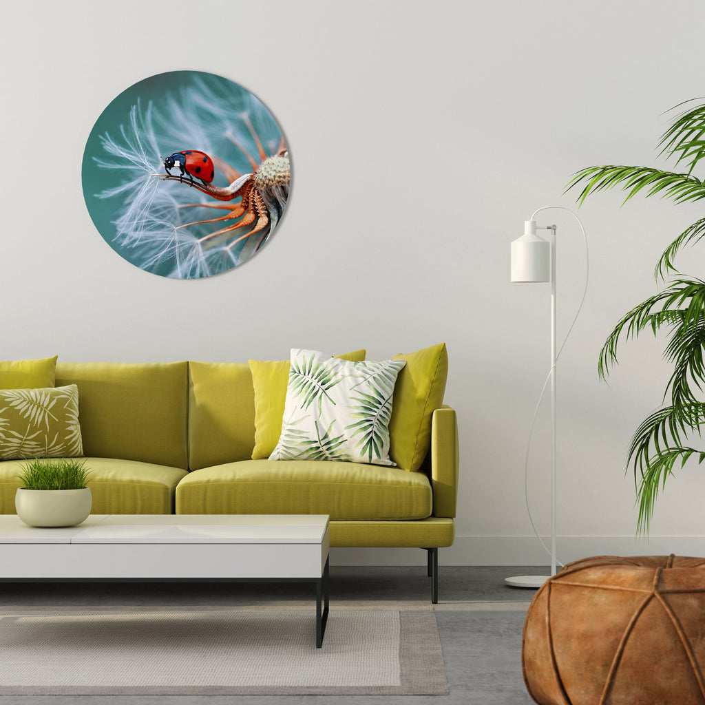 Décoration murale ronde LADYBUG BALANCE