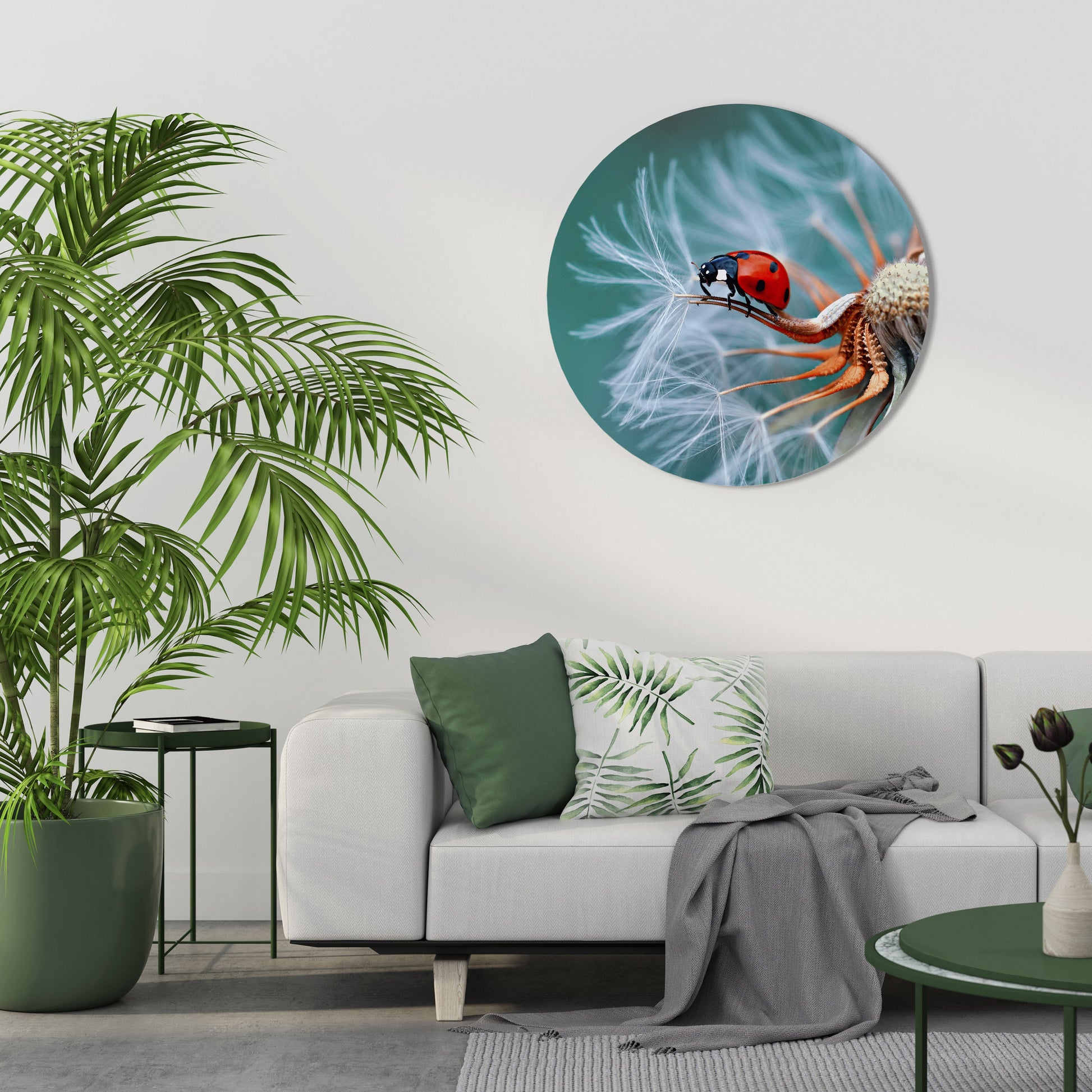 Décoration murale ronde LADYBUG BALANCE