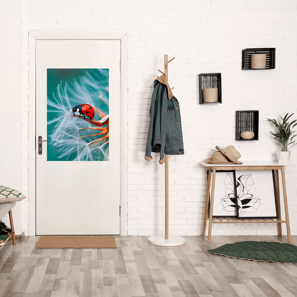 Affiche verticale autocollante LADYBUG BALANCE