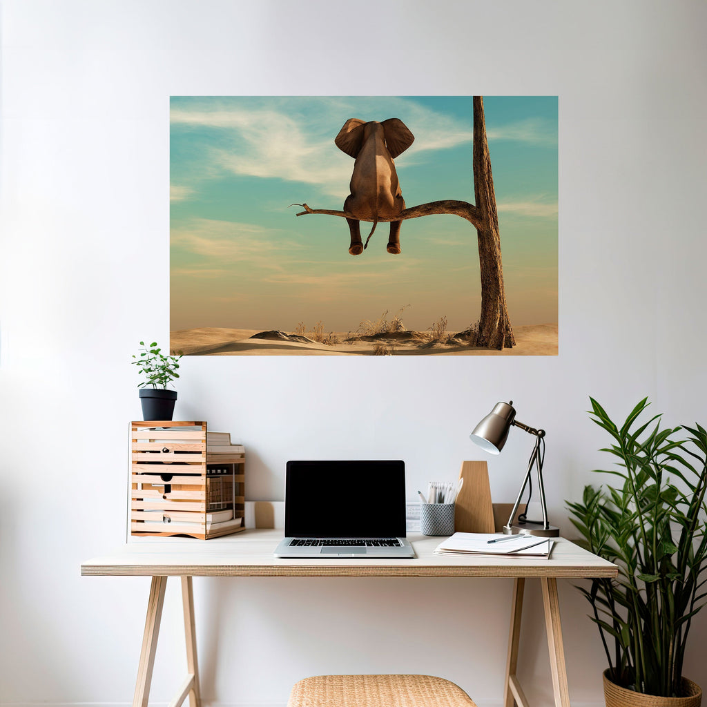 Affiche horizontale autocollante « OSEZ RÊVER »