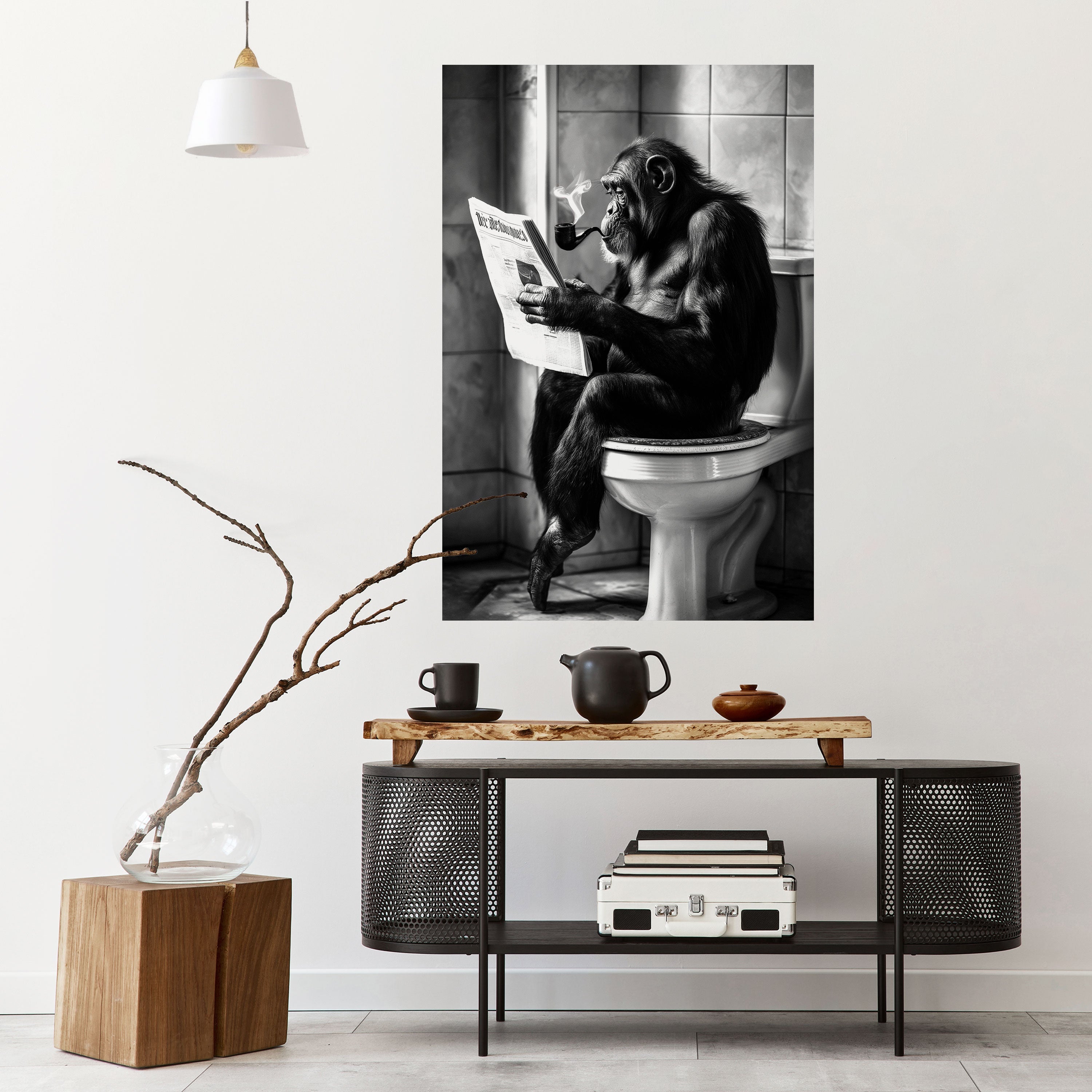 Affiche verticale autocollante UN MOMENT DE CALME