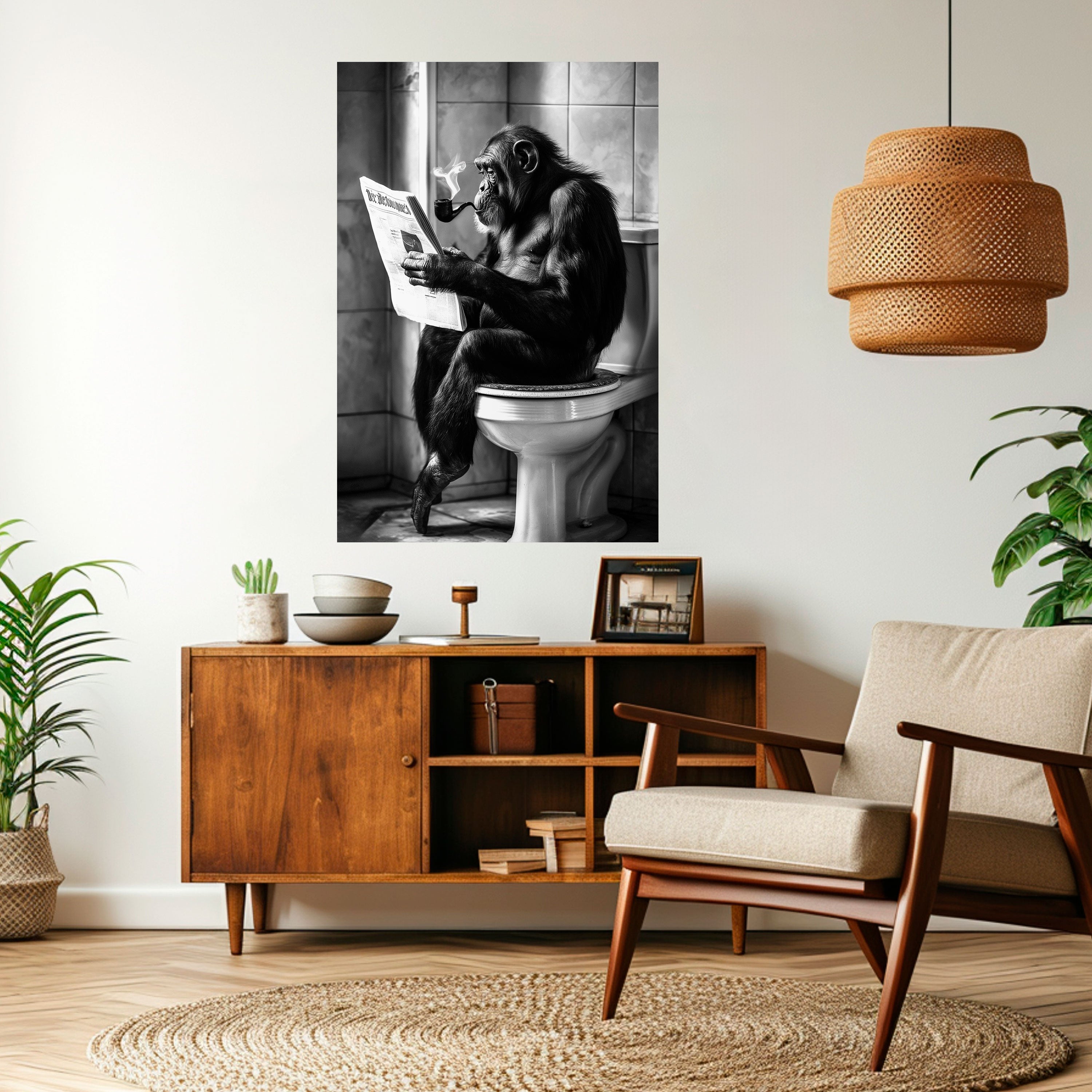 Affiche verticale autocollante UN MOMENT DE CALME