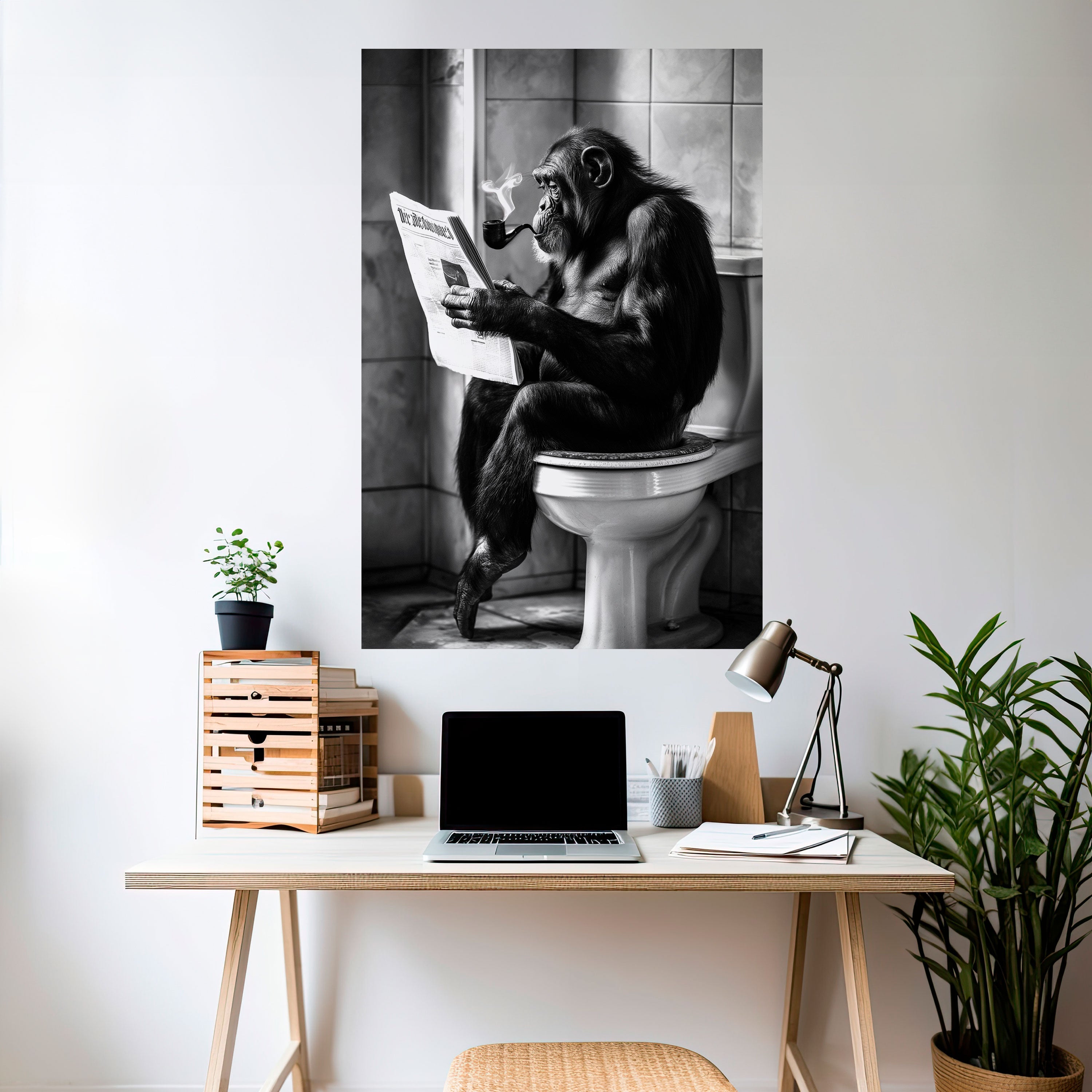 Affiche verticale autocollante UN MOMENT DE CALME