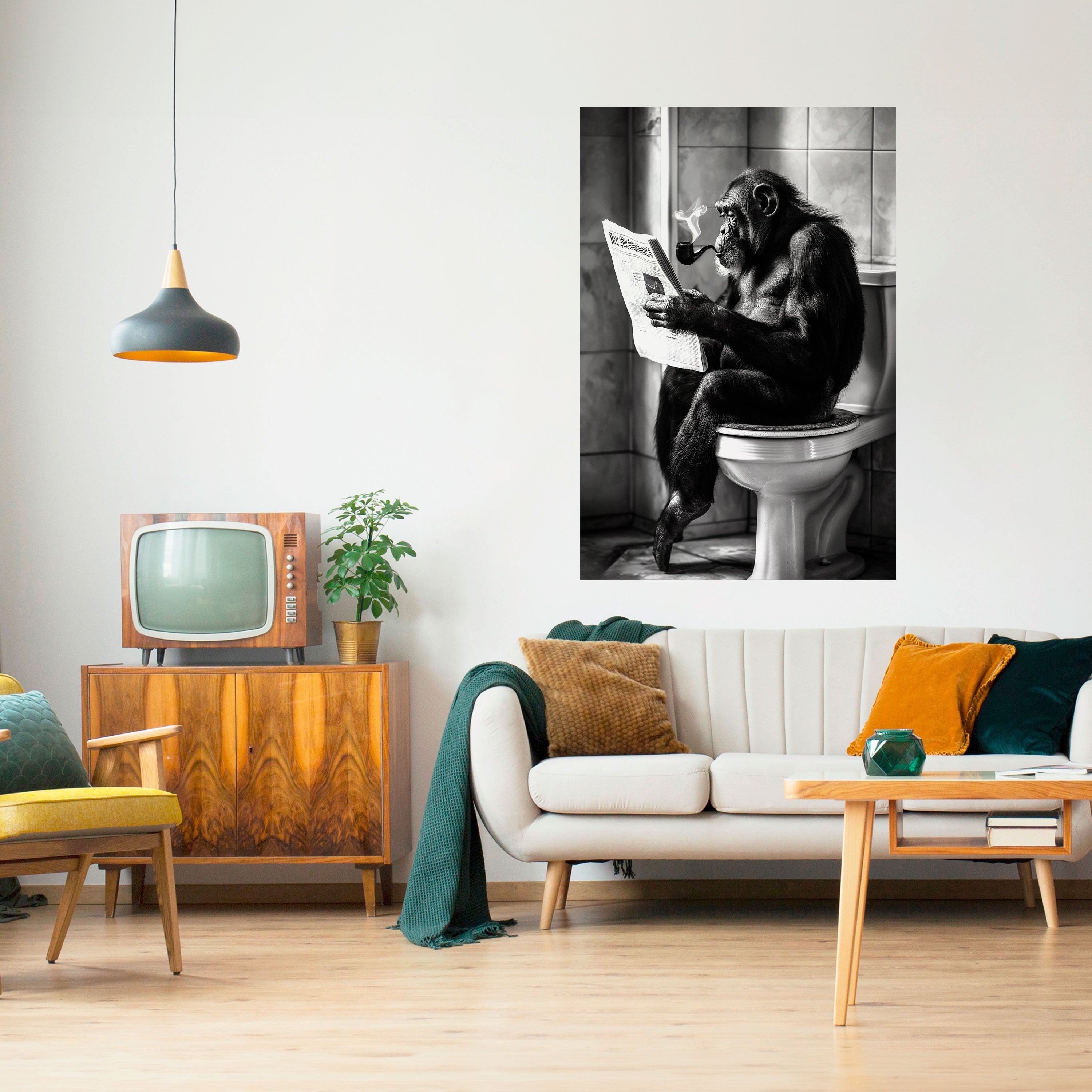 Affiche verticale autocollante UN MOMENT DE CALME