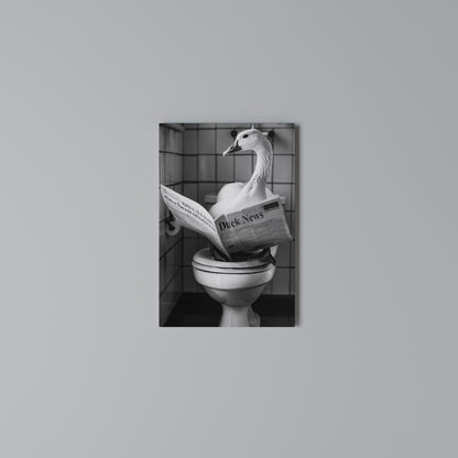 DUCKTAILS AND TIDBITS Vertical Canvas Print