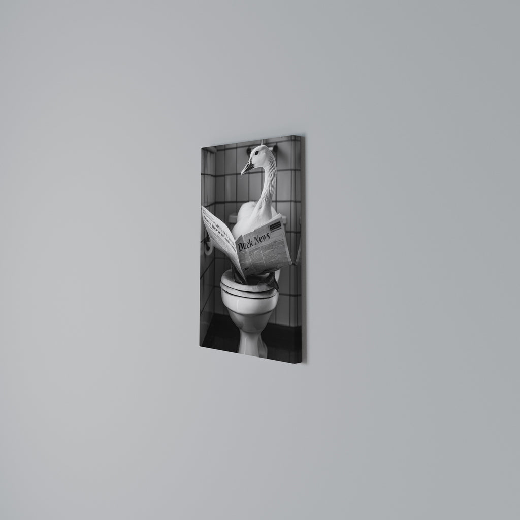 DUCKTAILS AND TIDBITS Vertical Canvas Print