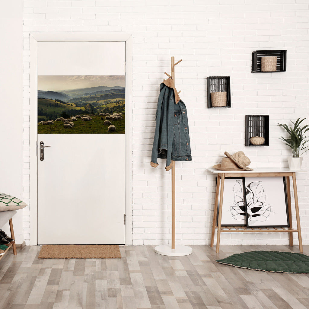 Affiche horizontale autocollante « MOUTONS EN SÉRÉNITÉ »