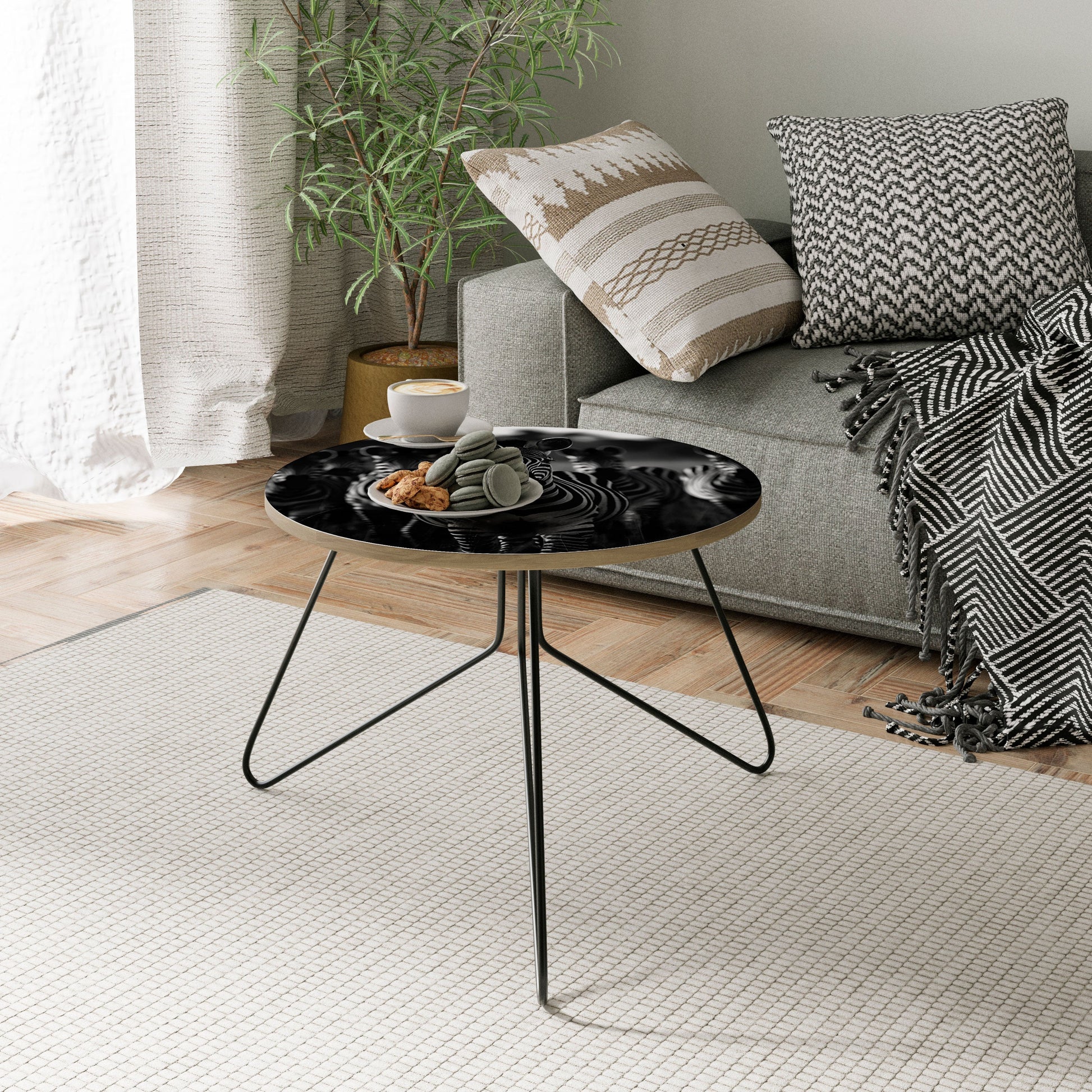 Table basse SYMPHONY SAGA RAYÉE 60