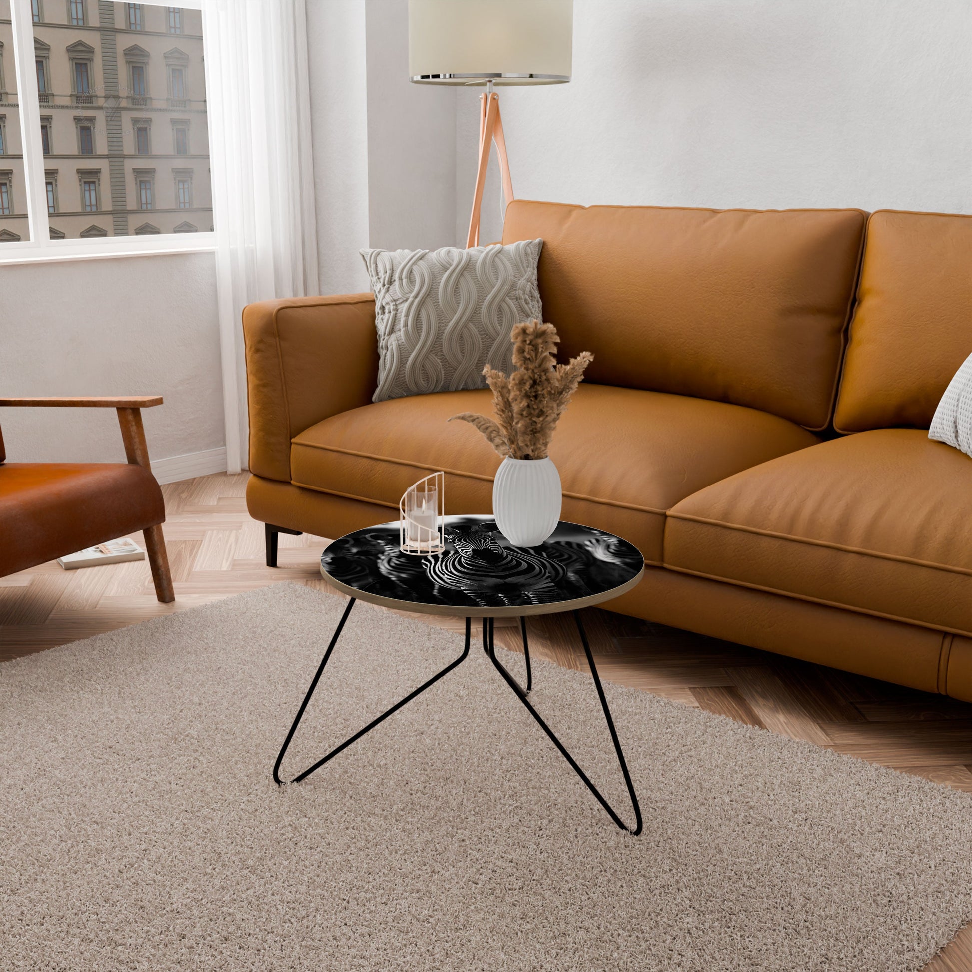 Table basse SYMPHONY SAGA RAYÉE 60