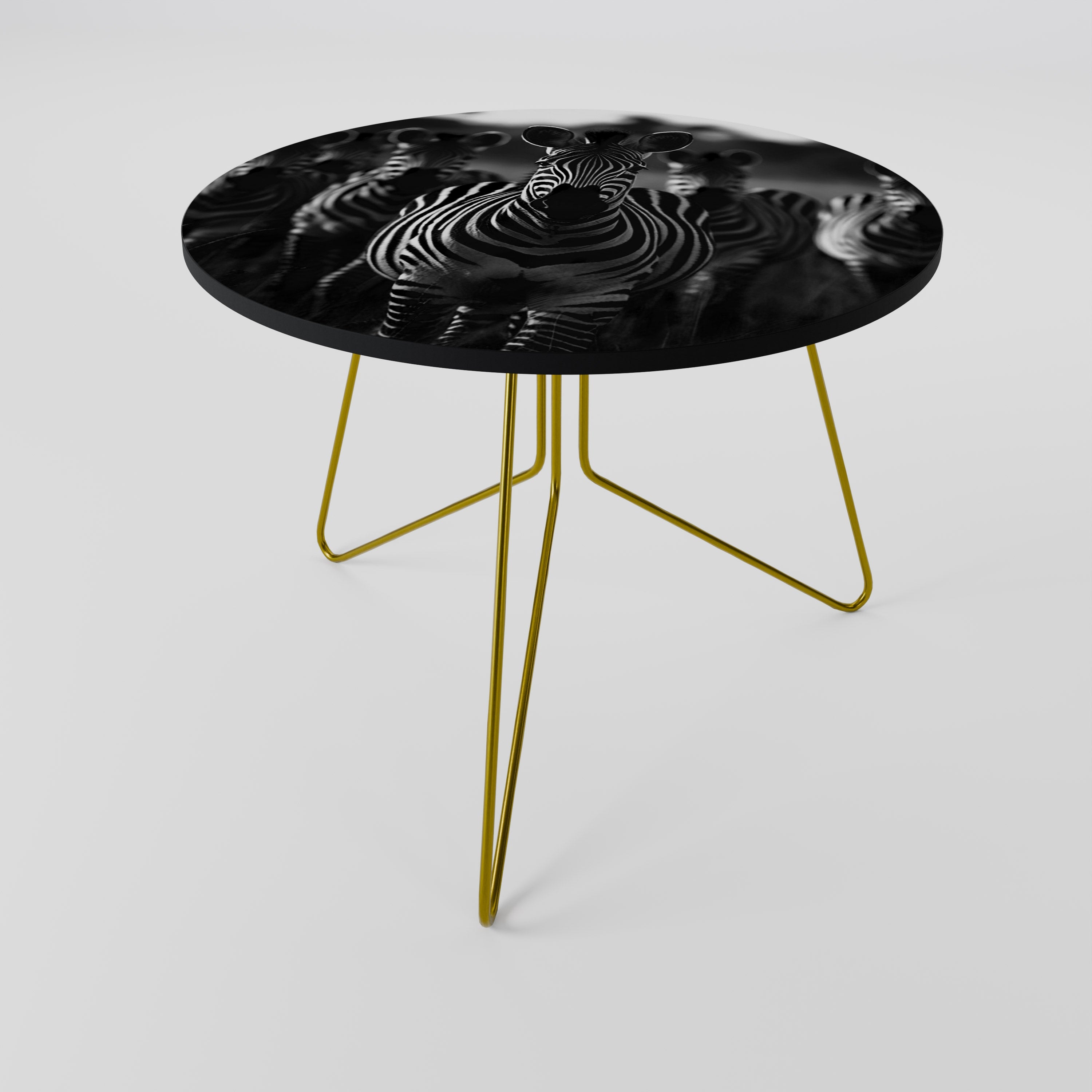 Table basse SYMPHONY SAGA à rayures 69