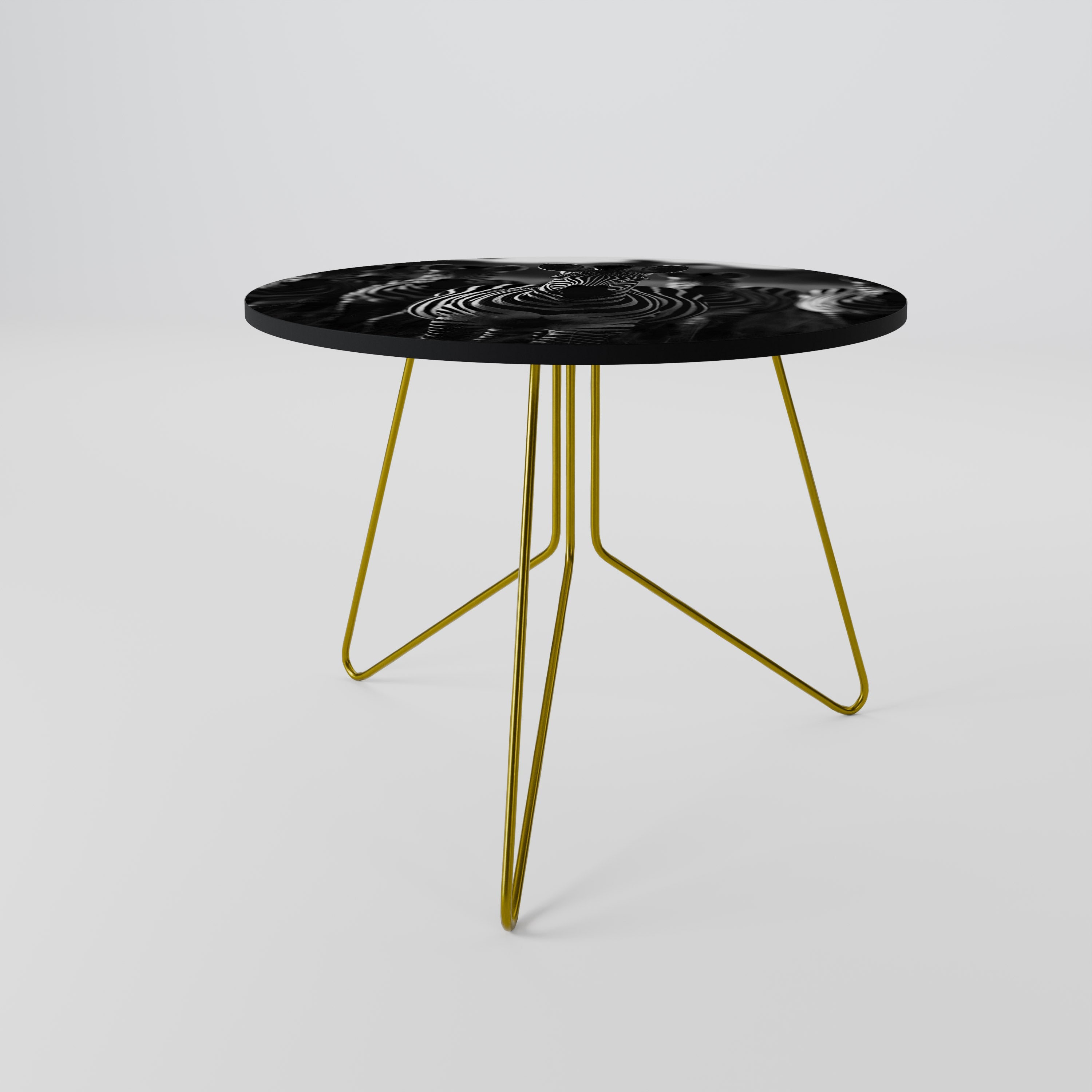 Table basse SYMPHONY SAGA à rayures 69