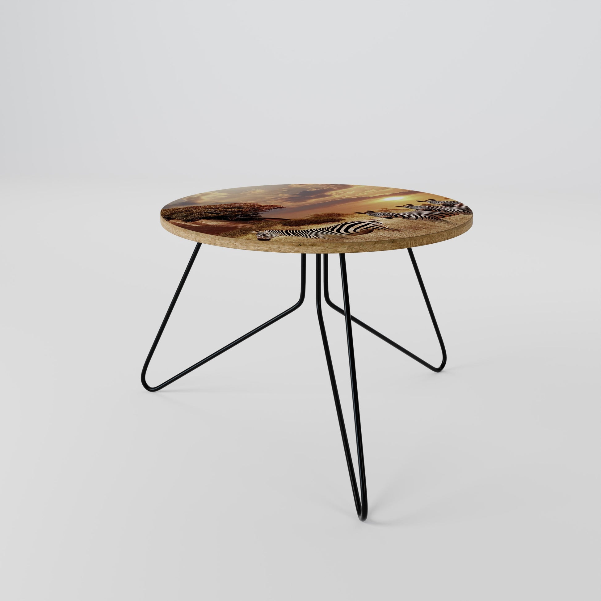 Table basse ZEBRA SUNSET SERENADE 60