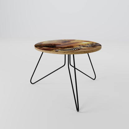 ZEBRA SUNSET SERENADE Coffee Table