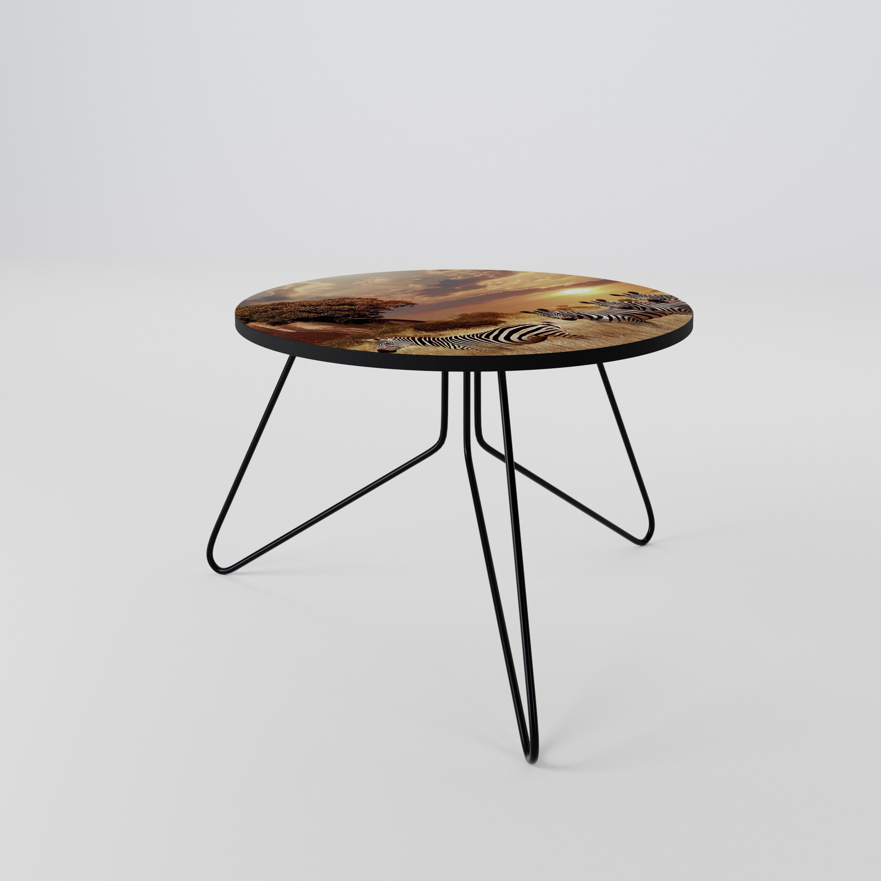 Table basse ZEBRA SUNSET SERENADE 60