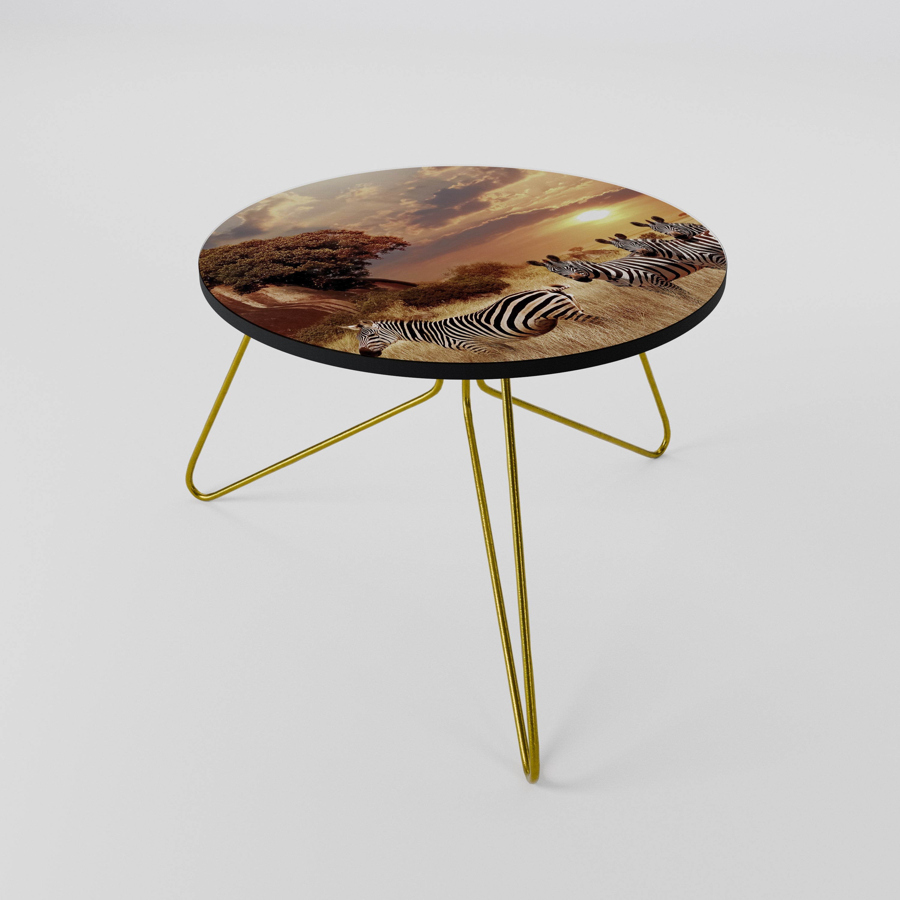 Table basse ZEBRA SUNSET SERENADE 60