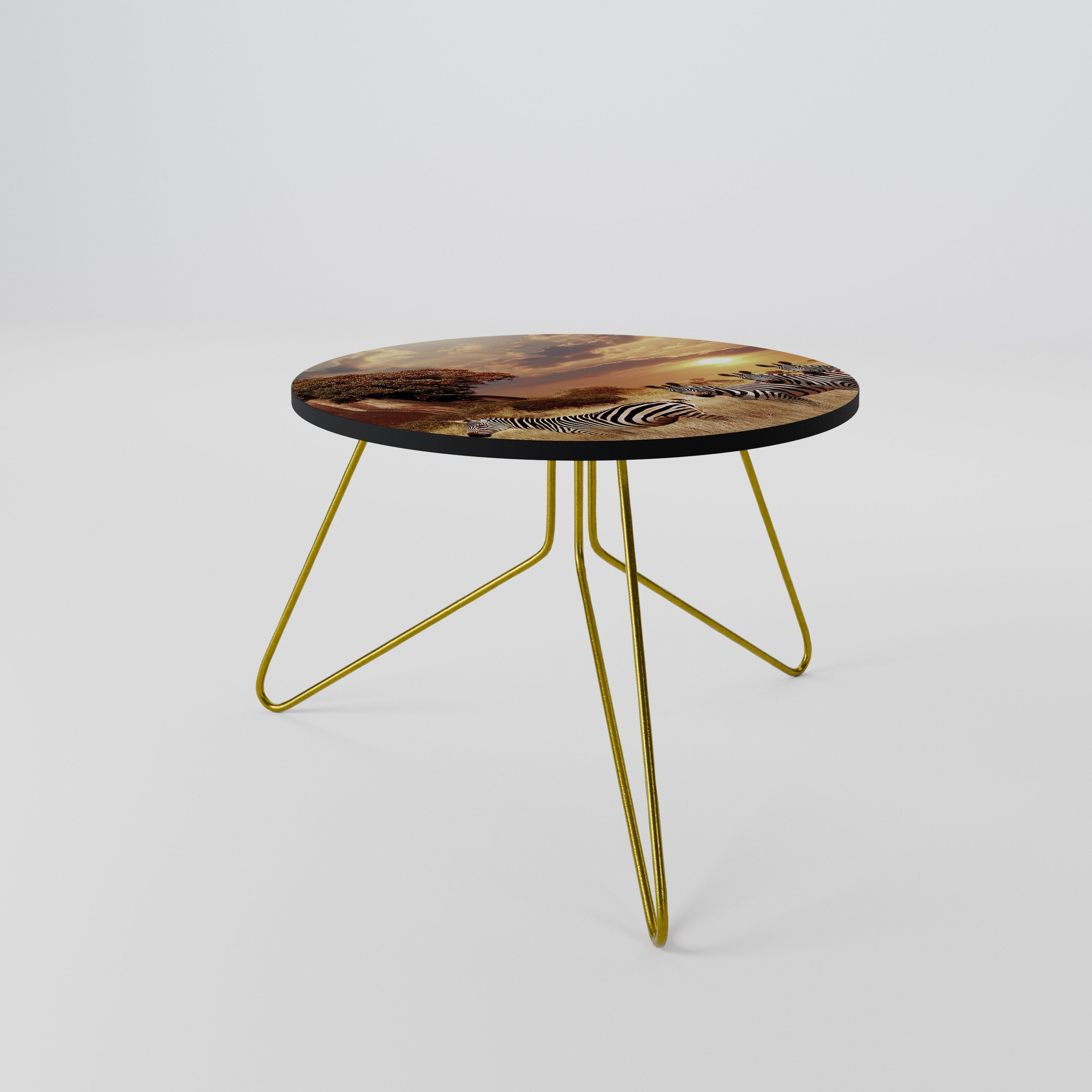 Table basse ZEBRA SUNSET SERENADE 60