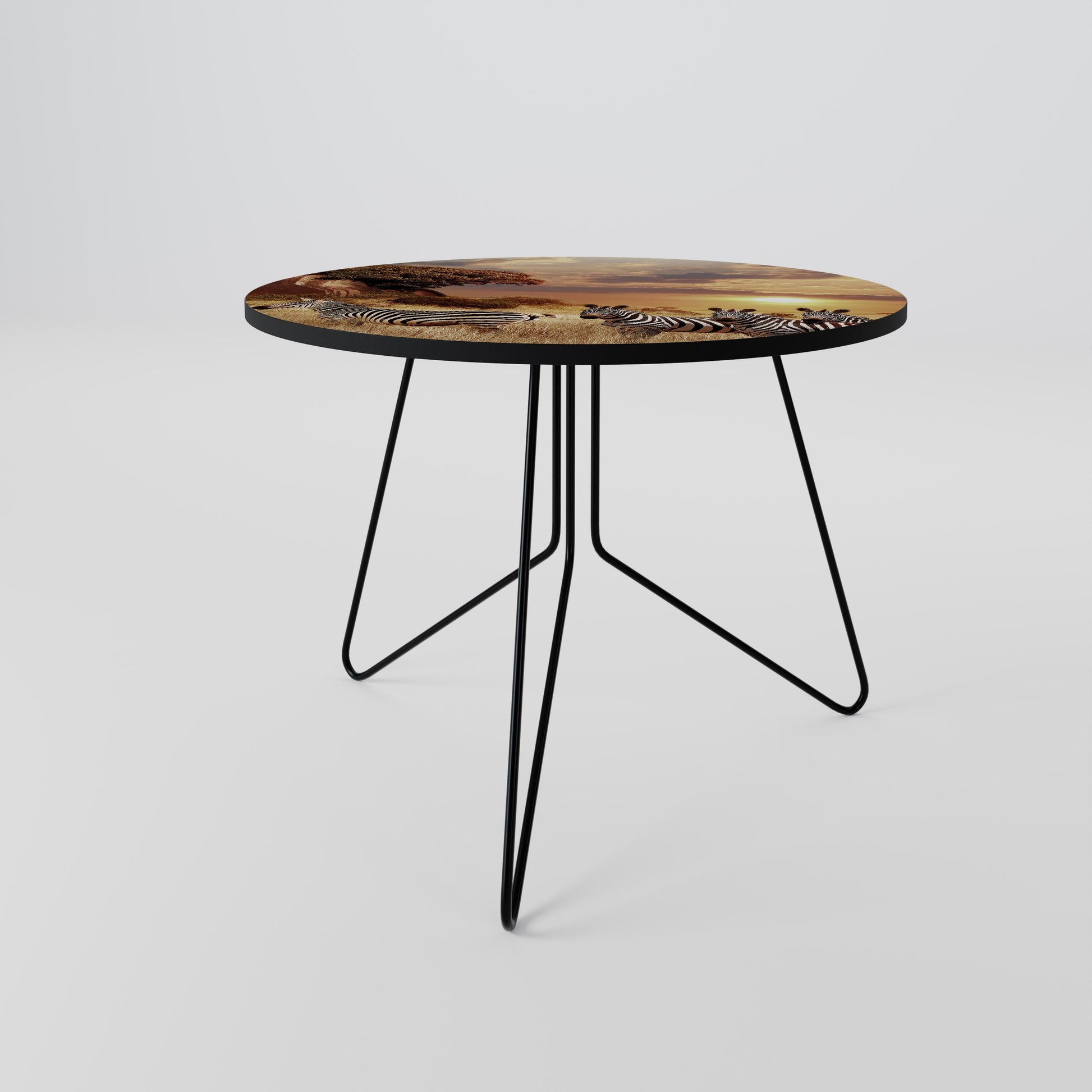 Table basse ZEBRA SUNSET SERENADE 69
