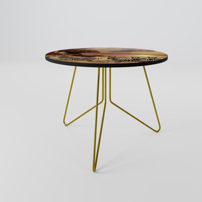 ZEBRA SUNSET SERENADE Coffee Table