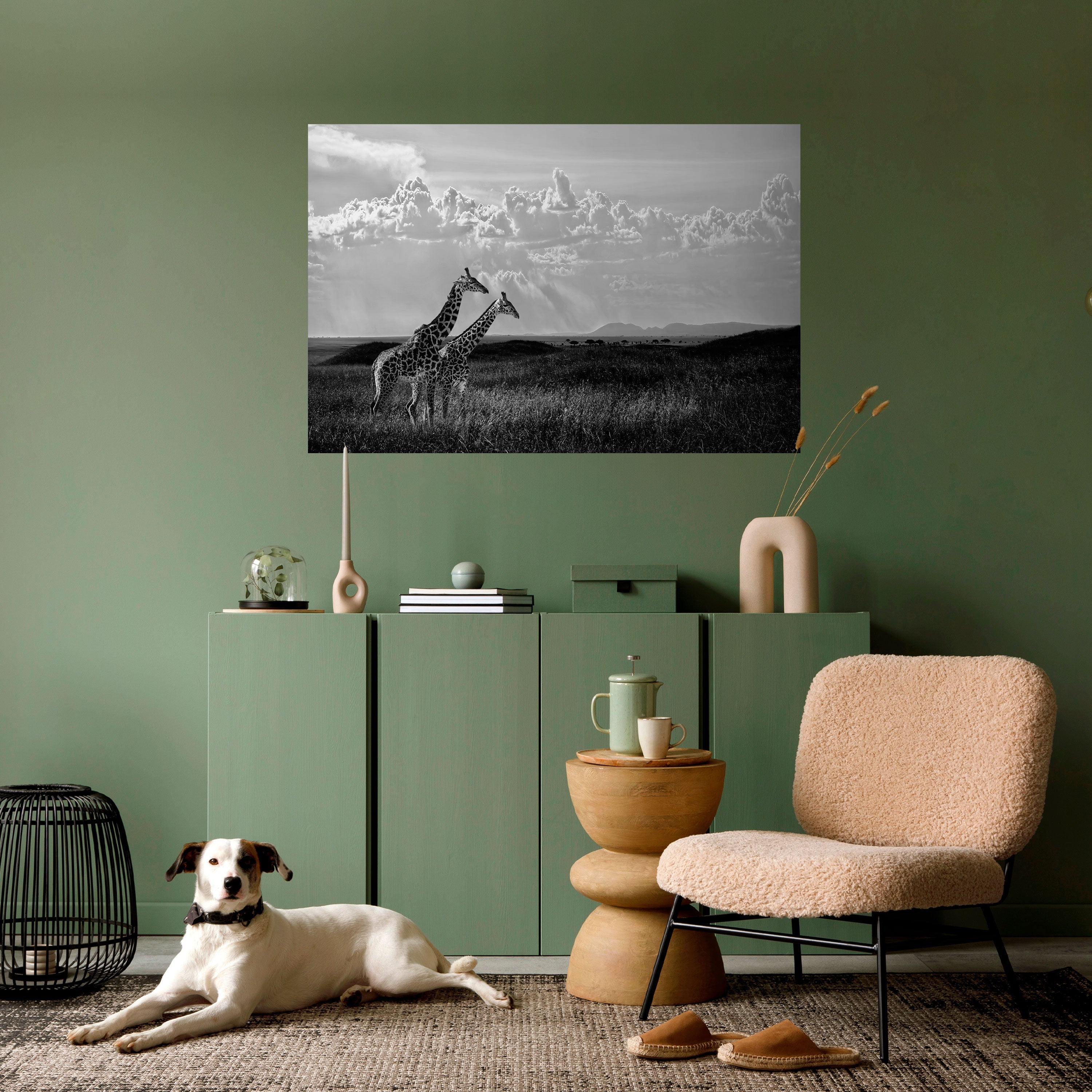 Affiche horizontale autocollante « ELEGANT HEIGHTS » dévoilée