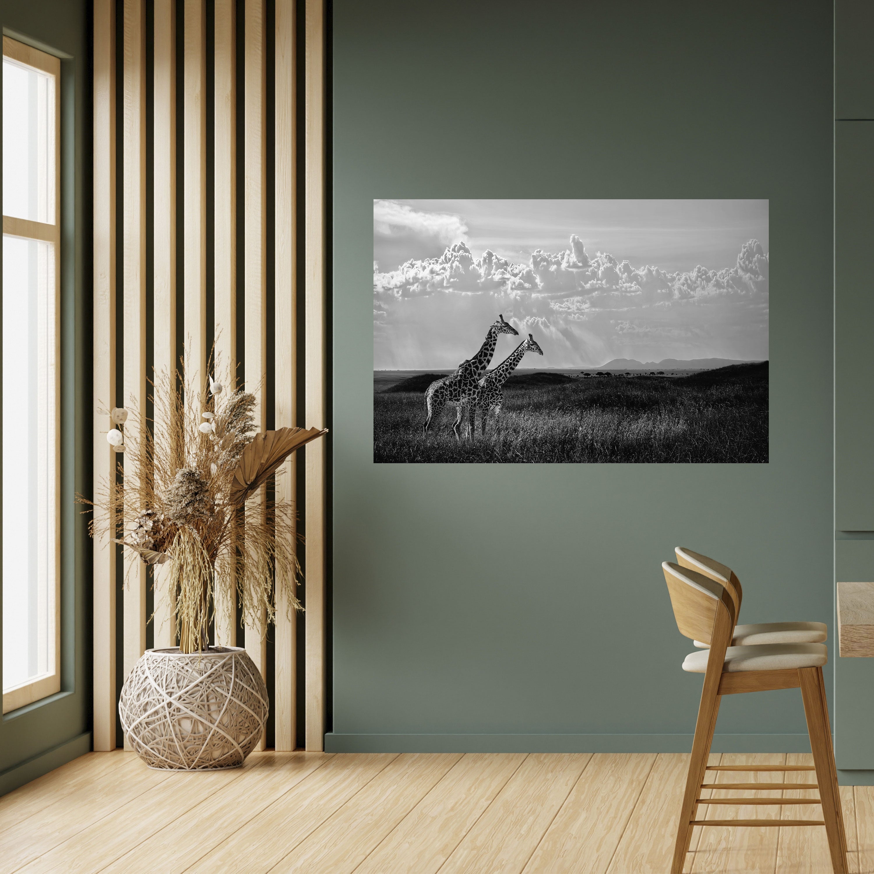 Affiche horizontale autocollante « ELEGANT HEIGHTS » dévoilée