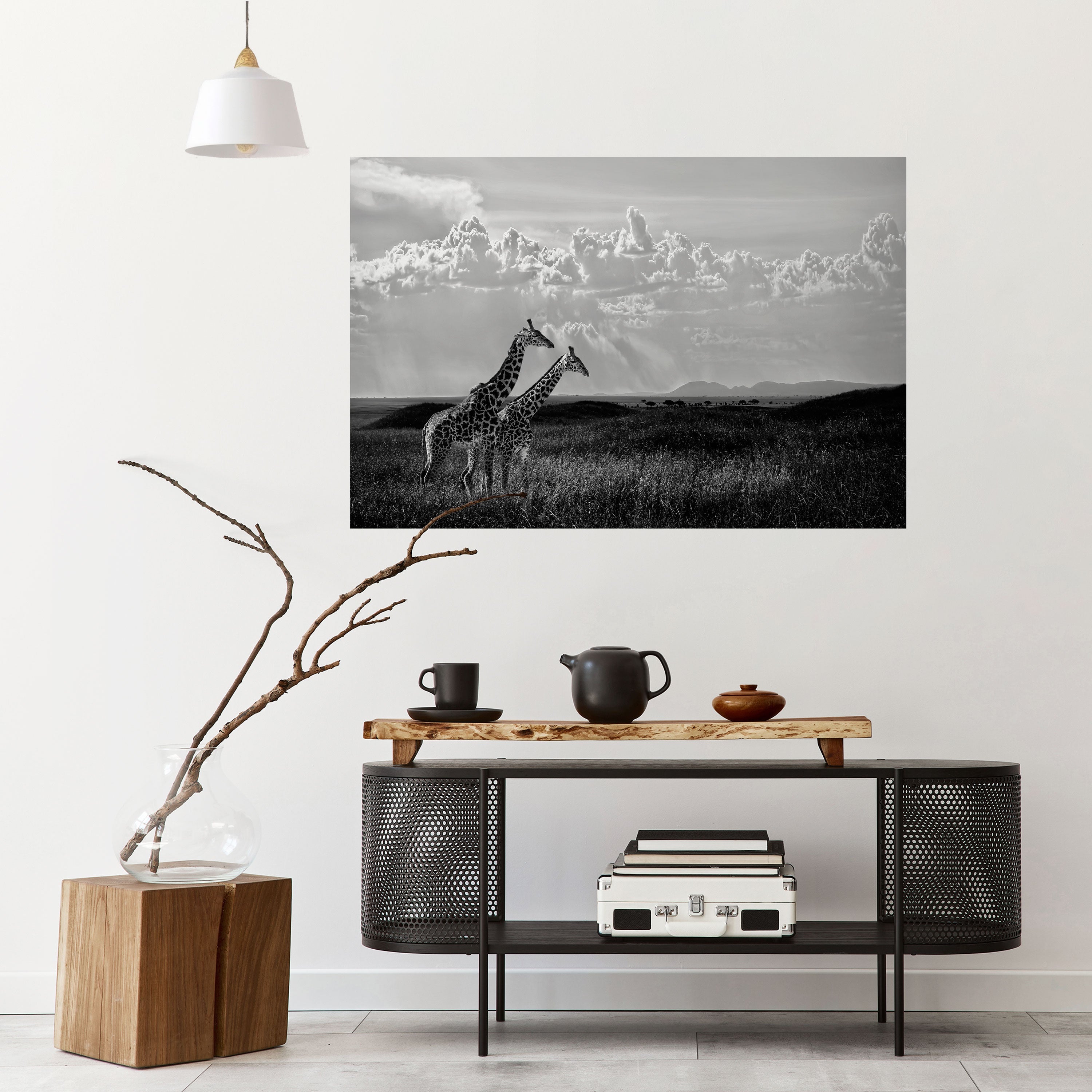 Affiche horizontale autocollante « ELEGANT HEIGHTS » dévoilée